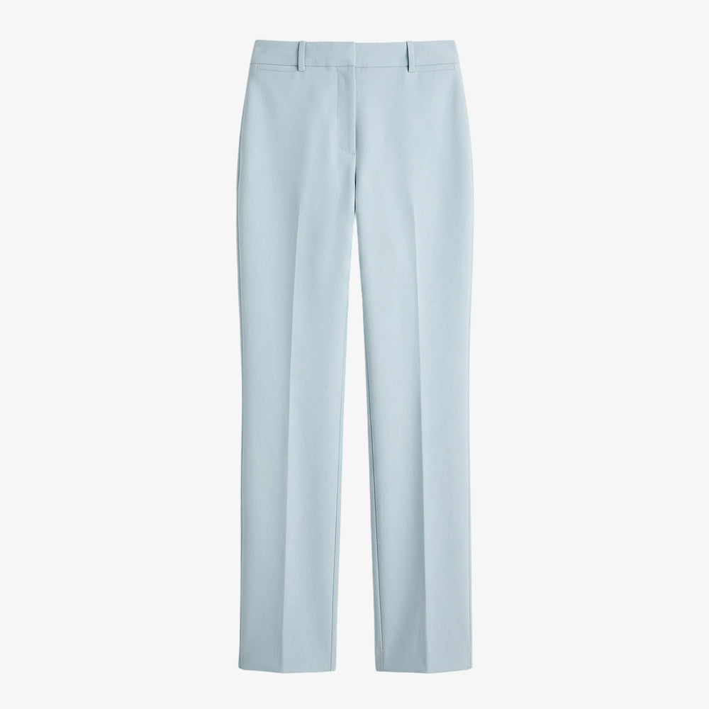 Light blue pants on a white background