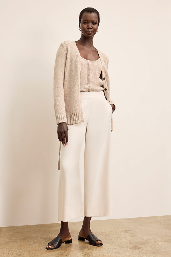 Tali Breeze Cardigan - Tape Yarn :: Tan – M.M.LaFleur