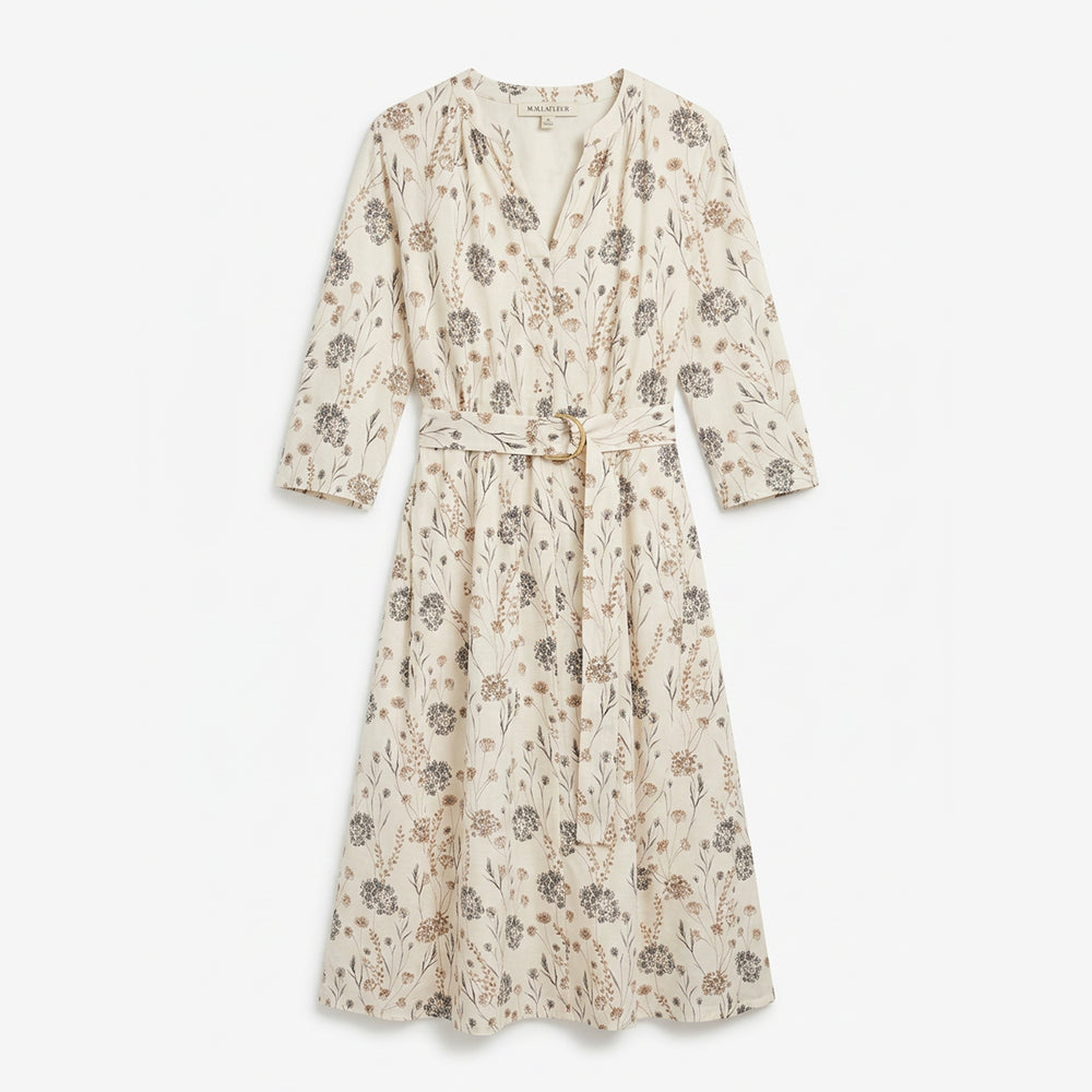 Floral dress on a white background