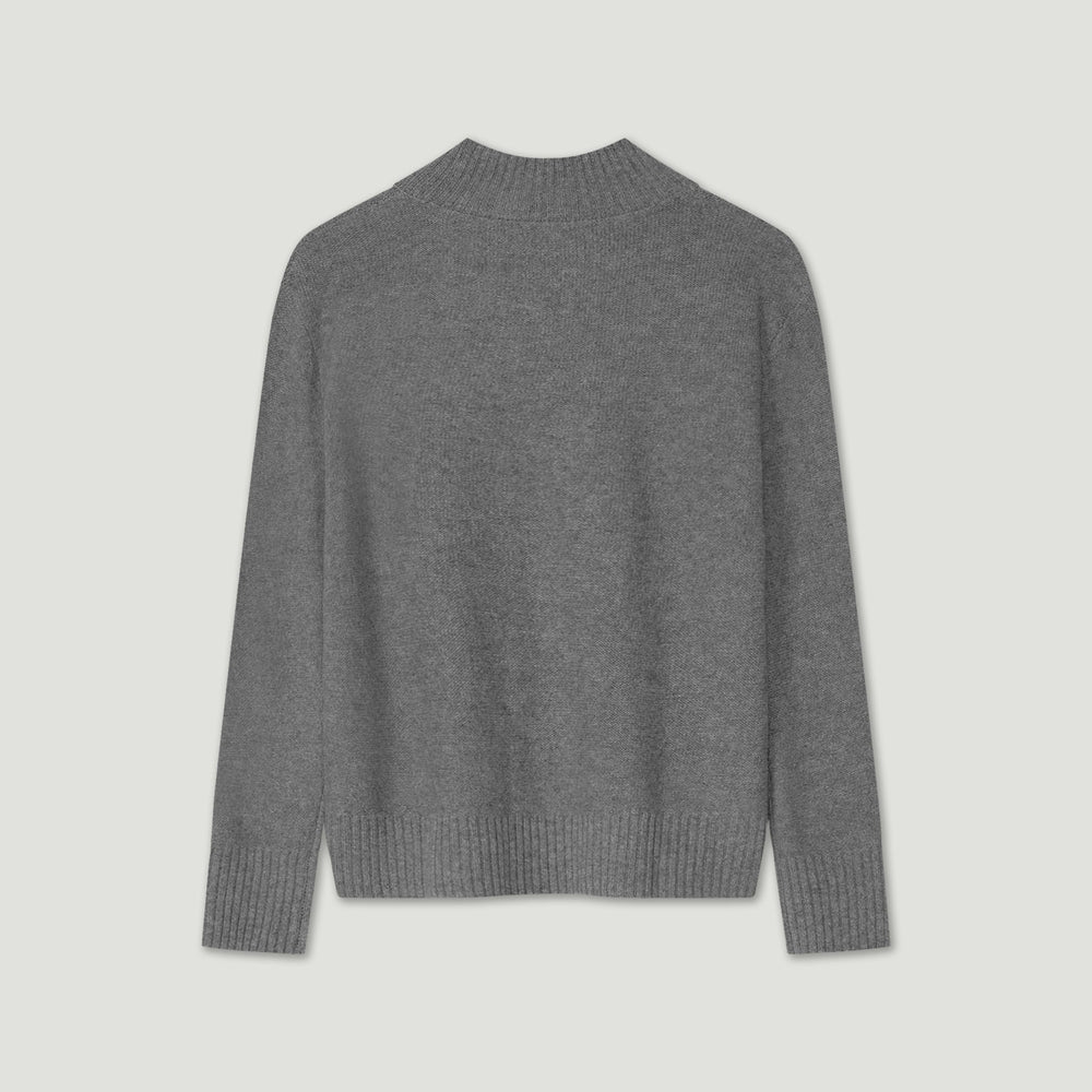 Gray sweater on a light gray background
