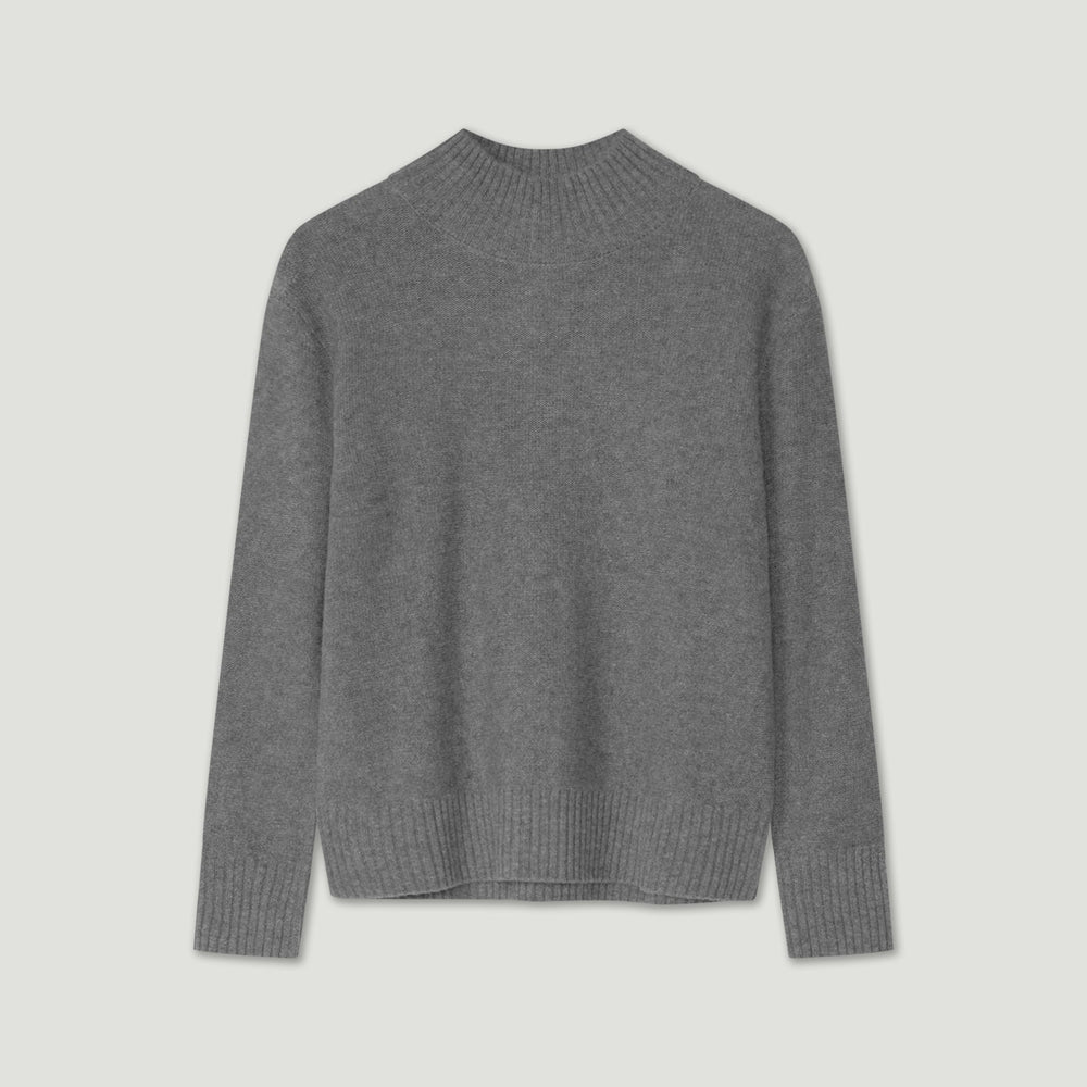 Gray sweater on a light gray background
