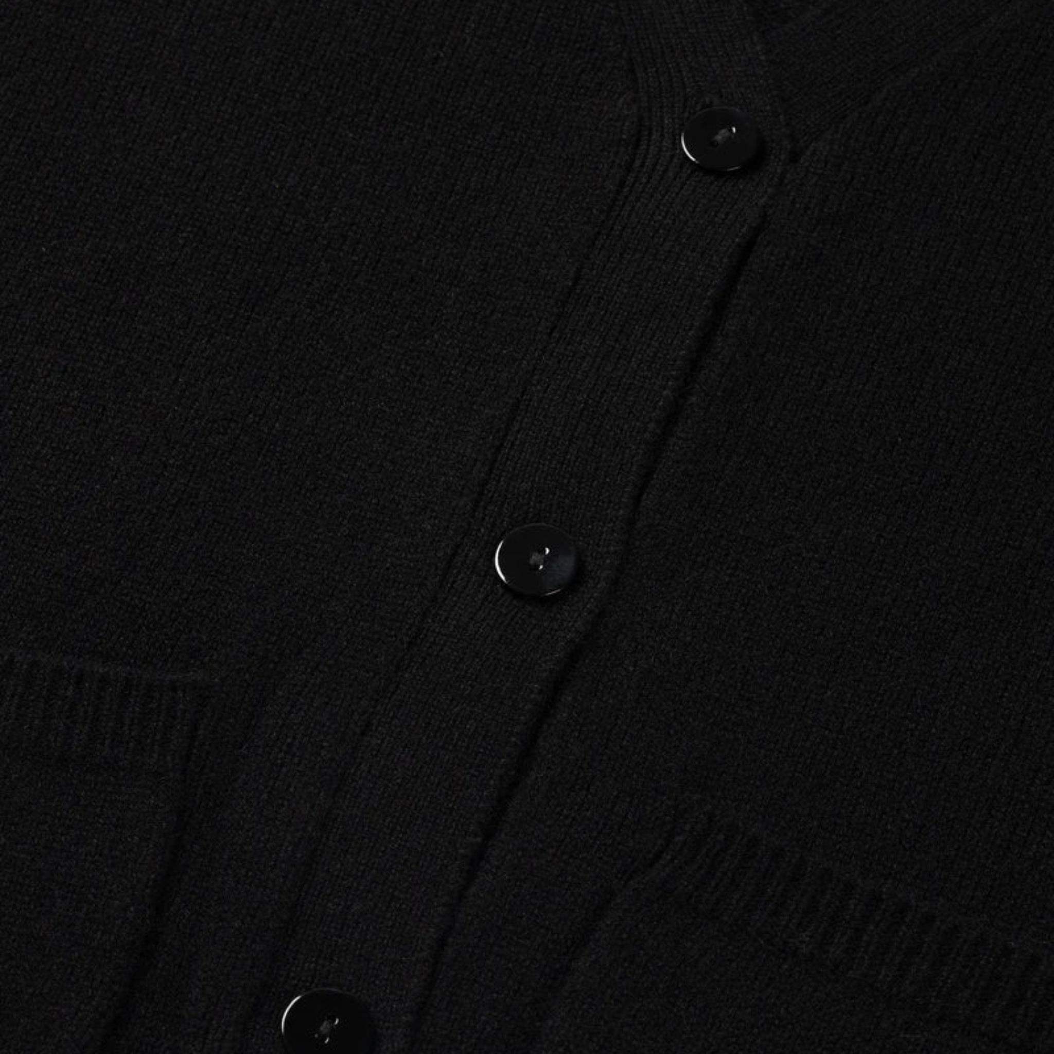 Nonchi Cashmere Oliva Cardigan :: Black – M.M.LaFleur