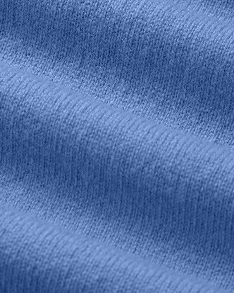 Close-up of blue fabric texture
