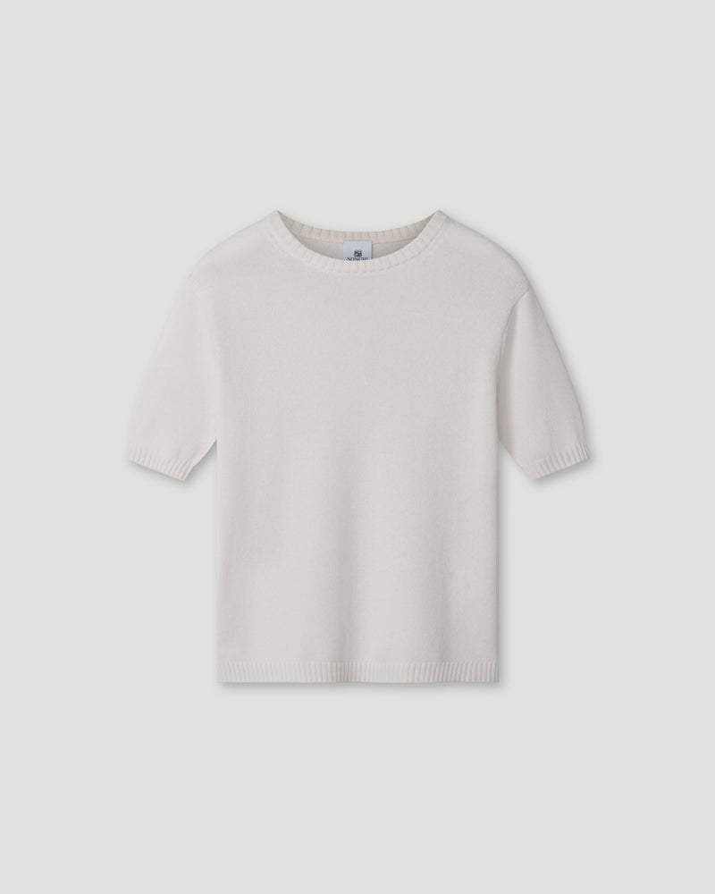 Nonchi Cashmere Etoile Sweater:: Pure White