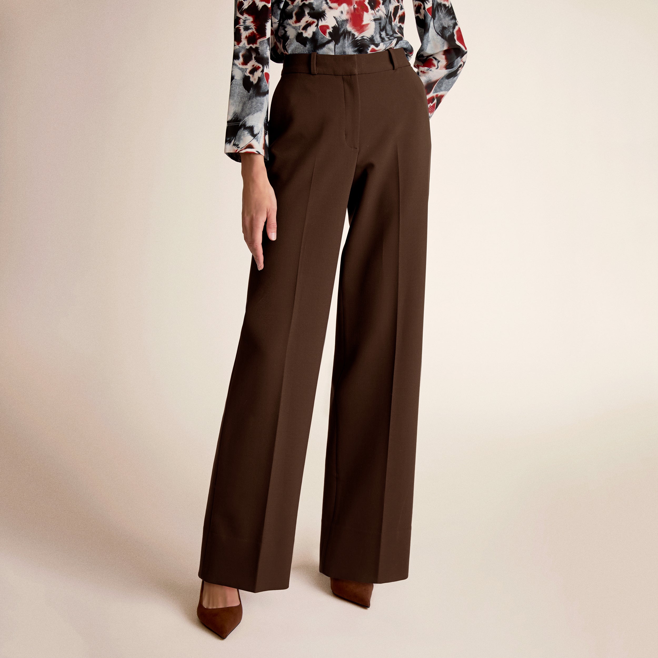 Priscilla Founder Blazer - Luxe Flex Suiting :: Beige Melange