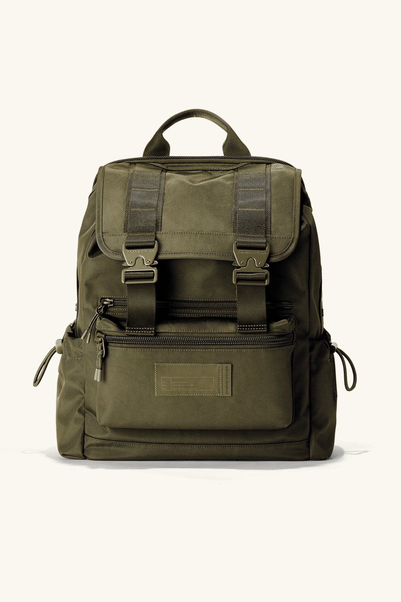 DAGNE DOVER Brooklyn Backpack in Dark Moss – M.M.LaFleur