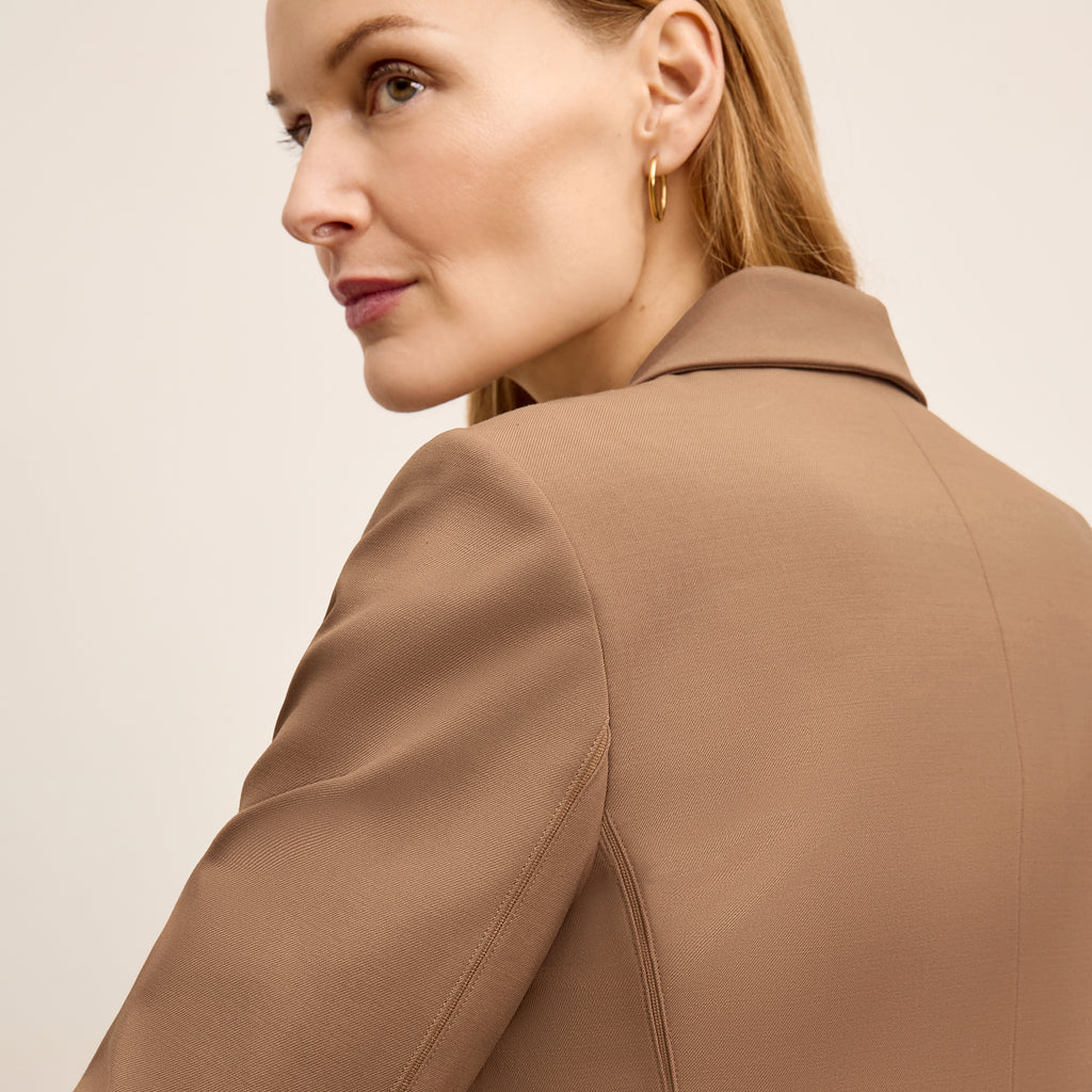 Yasmine Timeless Blazer - Italian Wool Twill :: Black