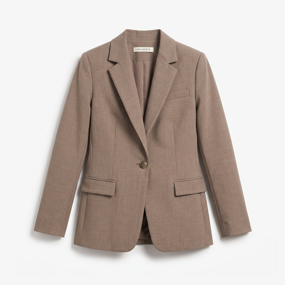 image of a beige blazer