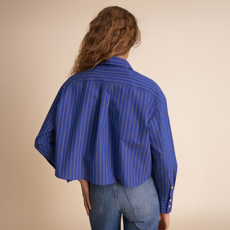 Zaid Cropped Button-Down