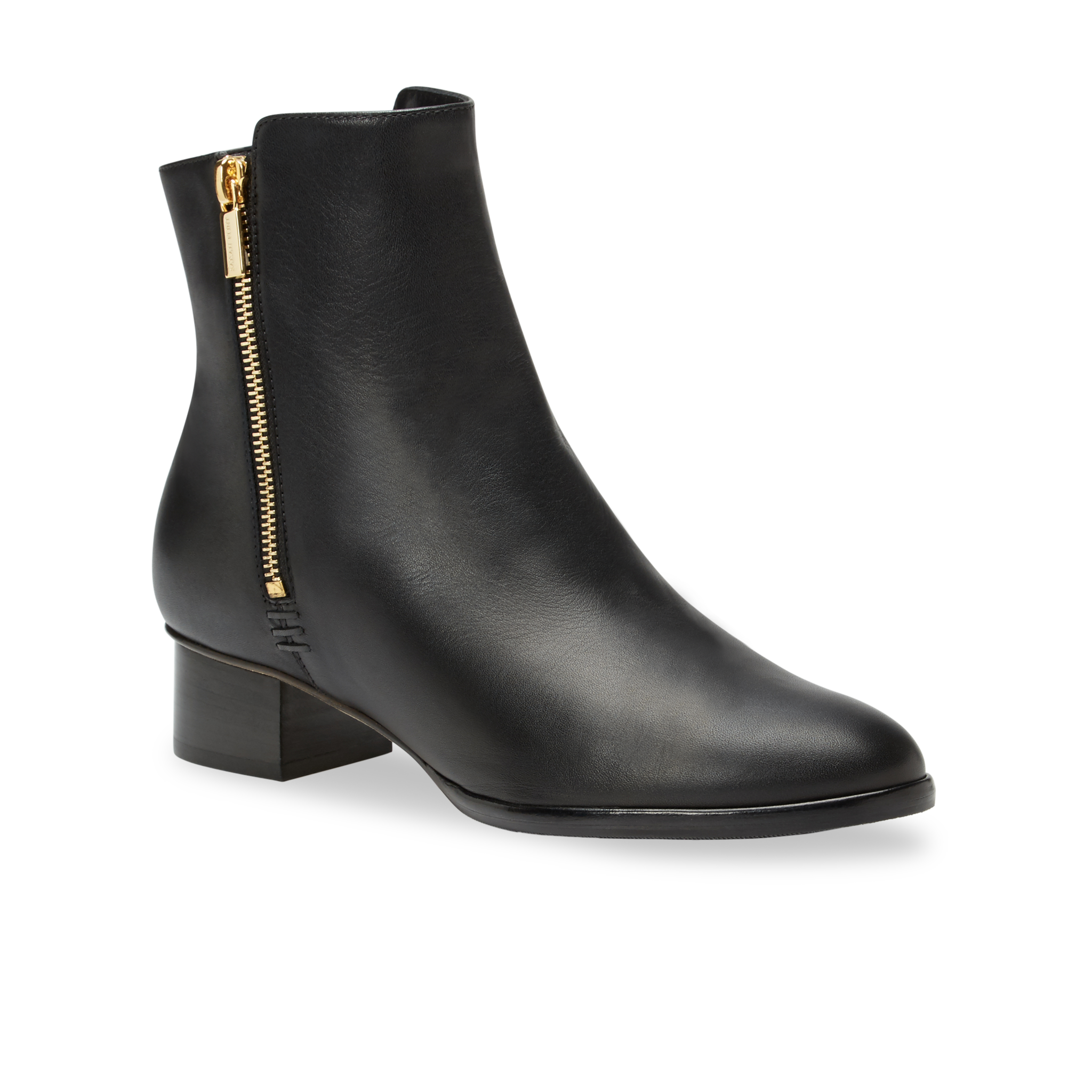 Sarah Flint Perfect Zip Bootie 30 :: Black Calf