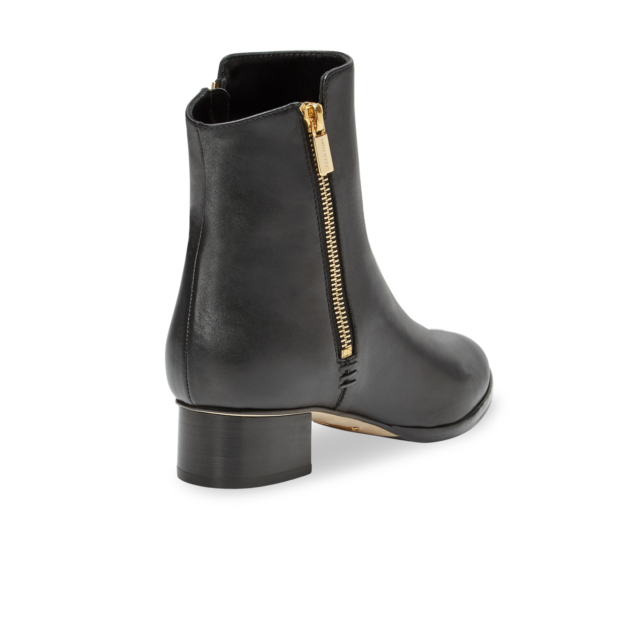 Sarah Flint Perfect Zip Bootie 30 :: Black Calf