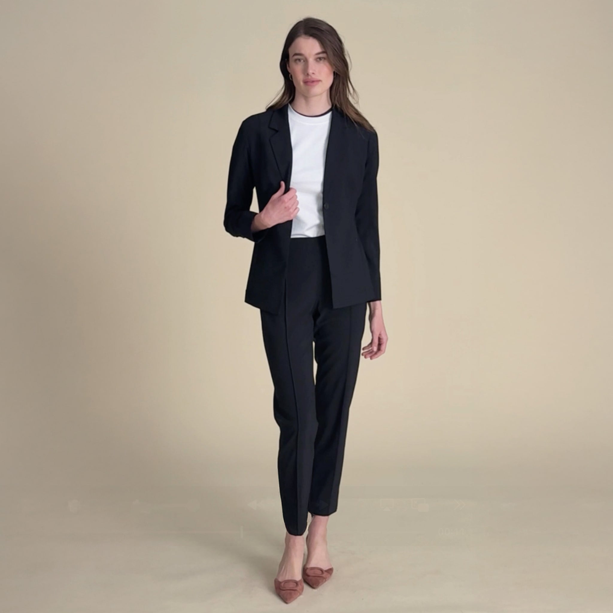 Colby Travel Pant - OrigamiTech :: Black – M.M.LaFleur