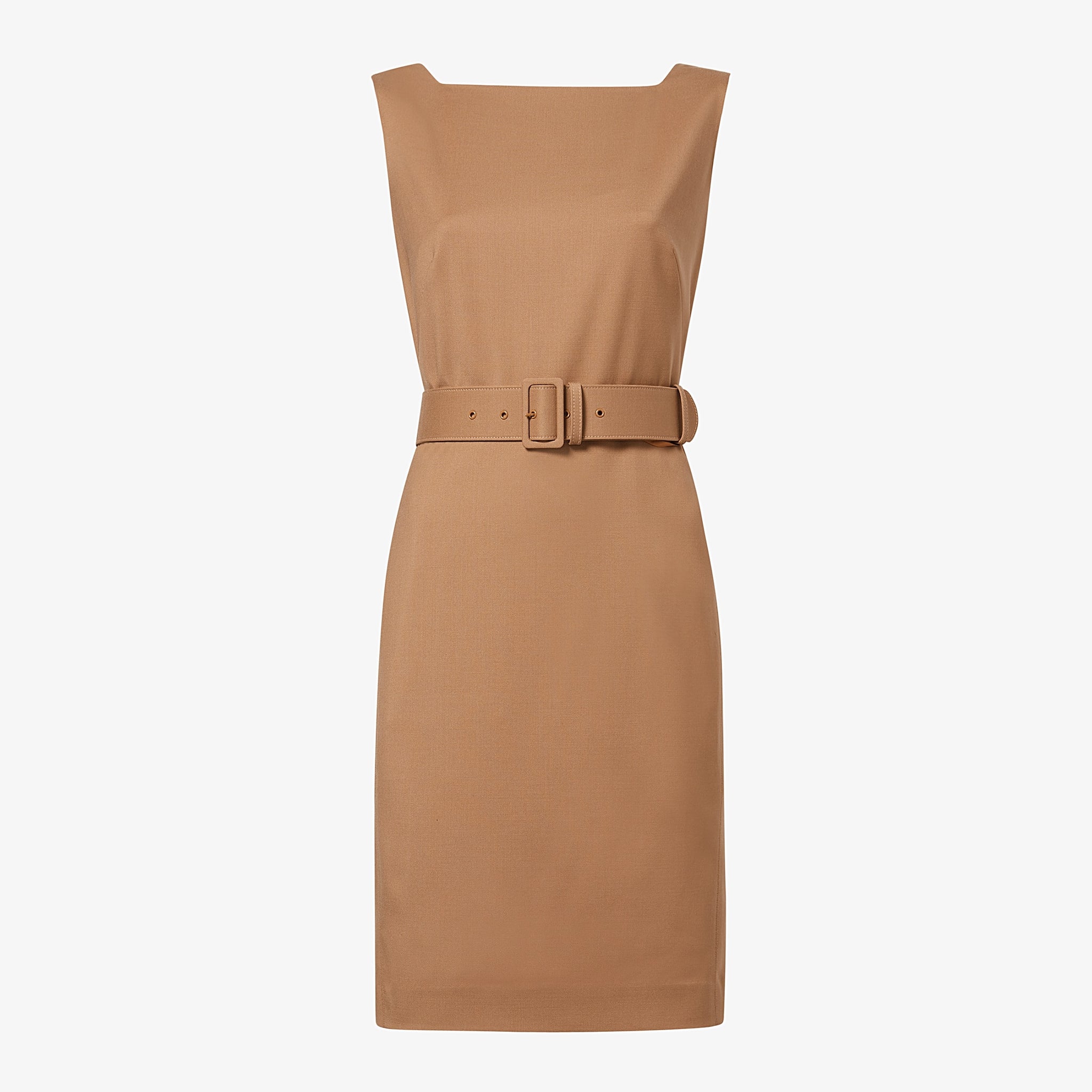 M.M.LaFleur Women's Cynthia Dress - Washable Wool Twill - Camel - 6 M.M.LaFleur Women's Cynthia Dress - Washable Wool Twill - Camel - 6