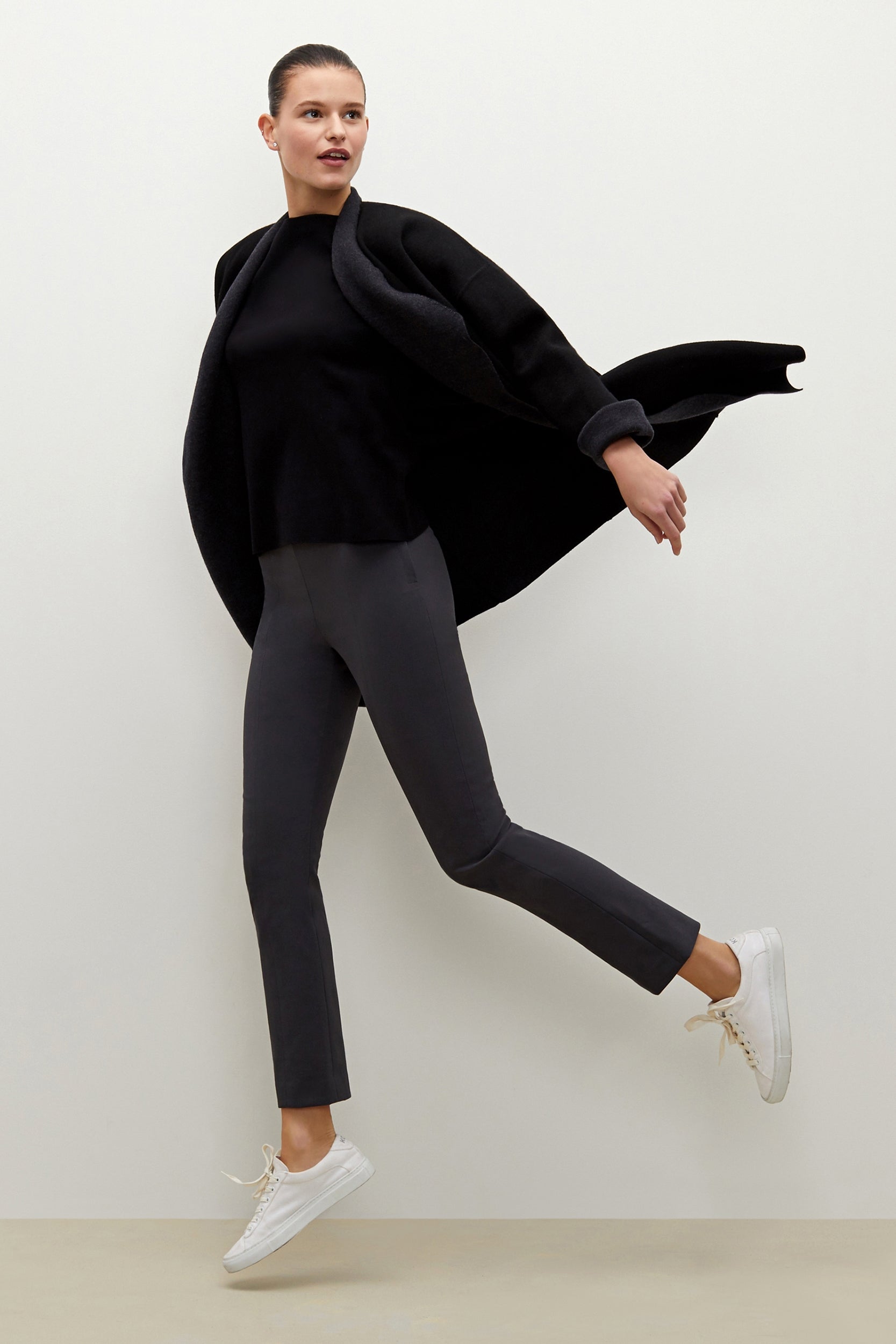 Foster Cigarette Pant - PowerStretch :: Monsoon – M.M.LaFleur display picture 1