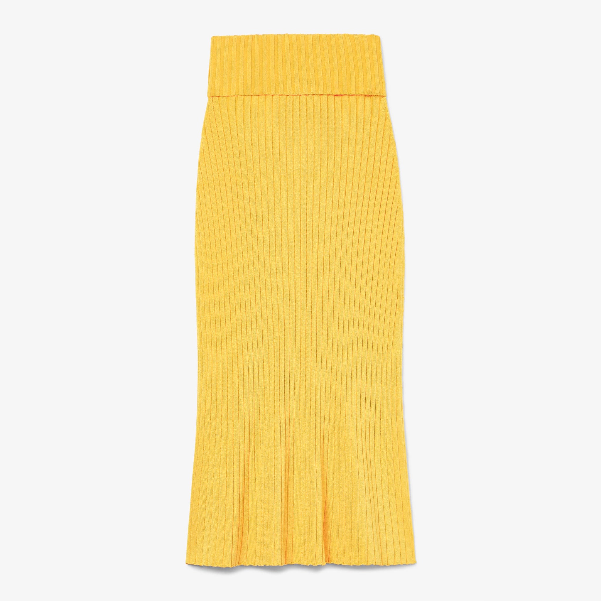 Packshot image of the York Skirt in Tuscan Yellow