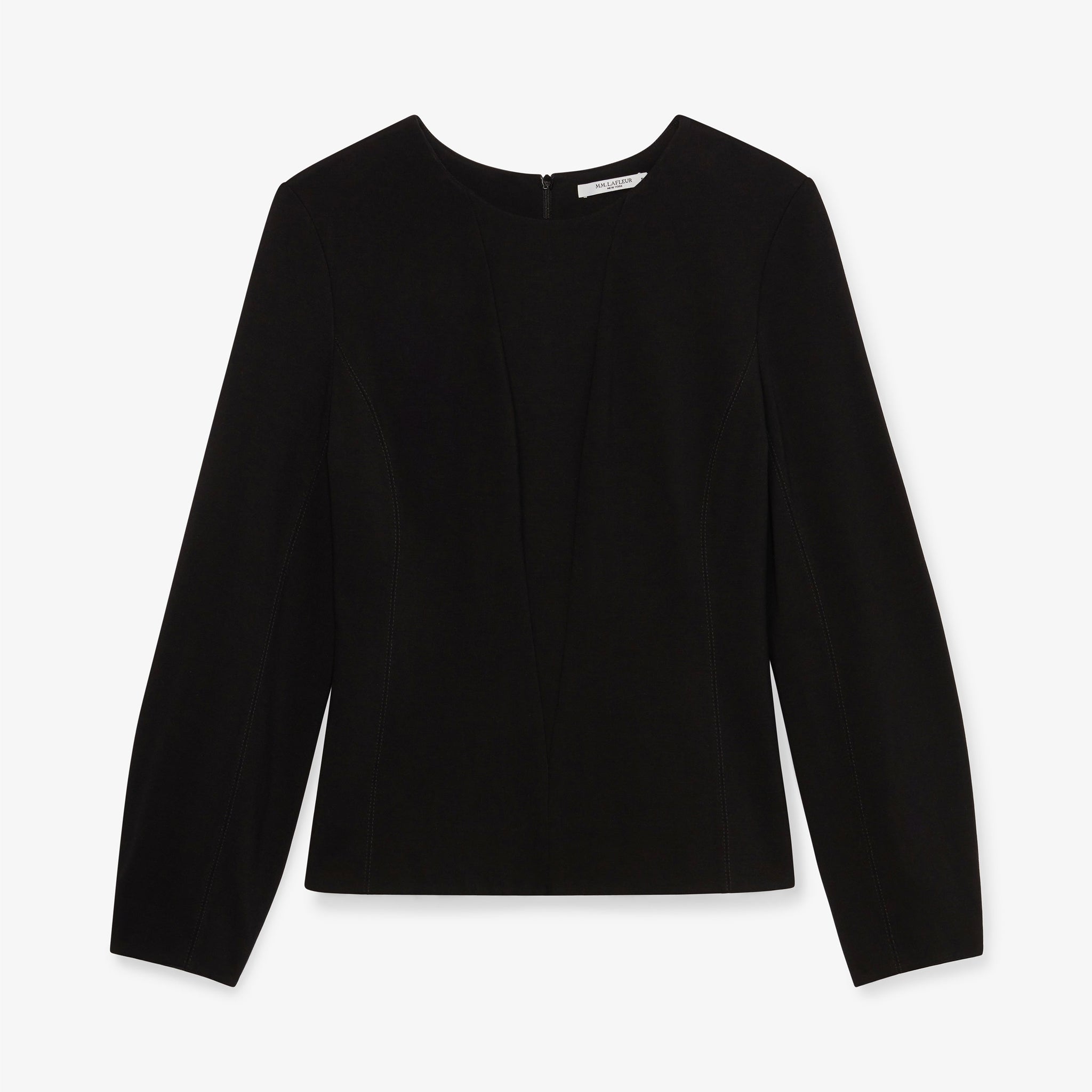 Packshot image of the rashida top in black