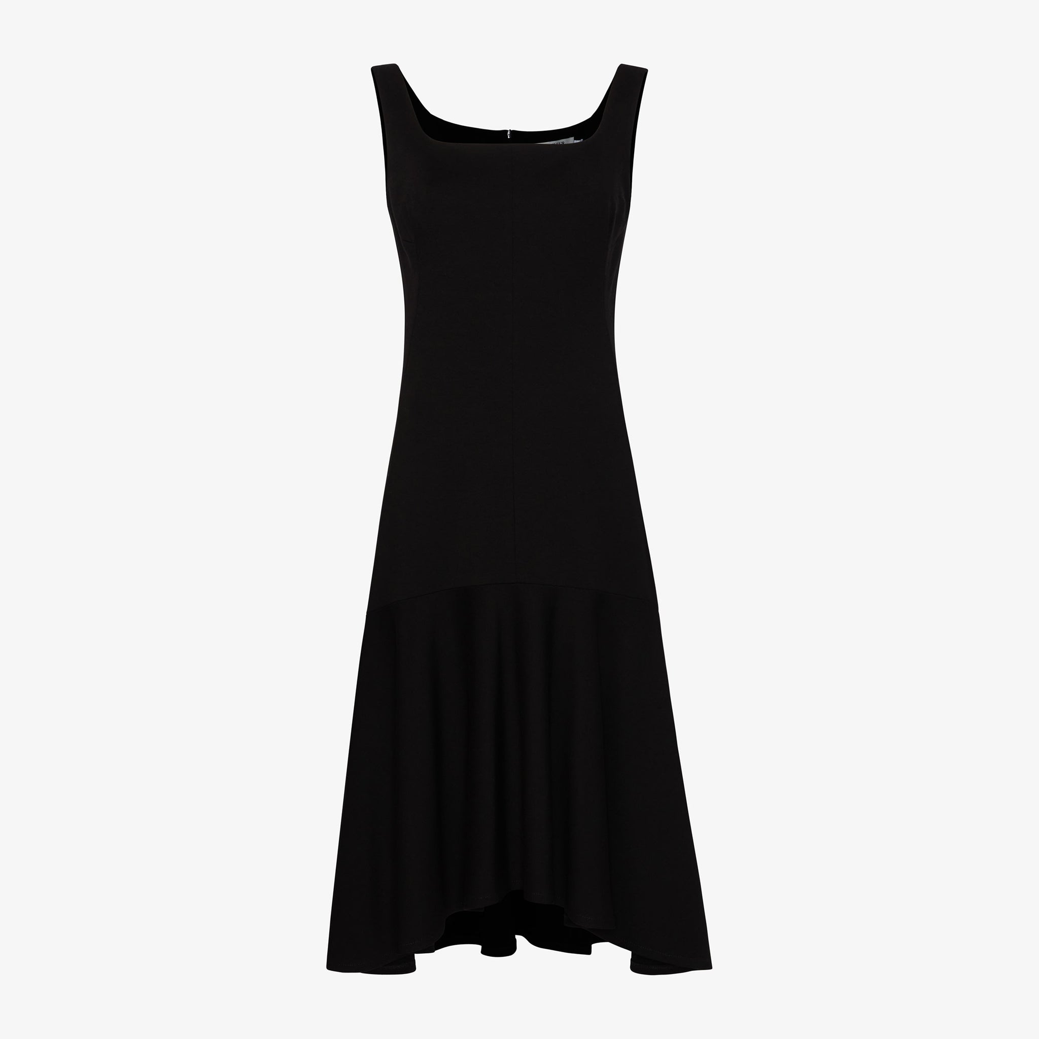 Packshot image of the james dress in black