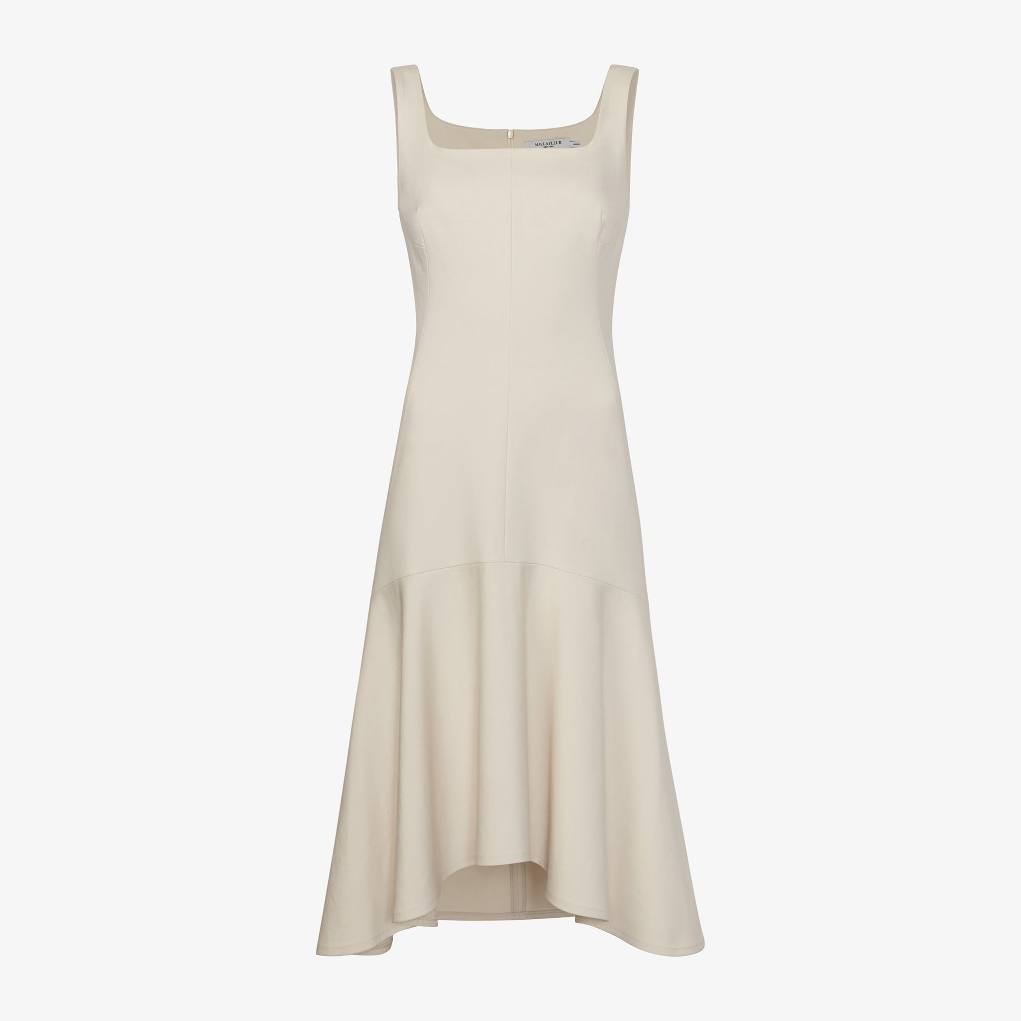 Packshot image of the james dress in pearl