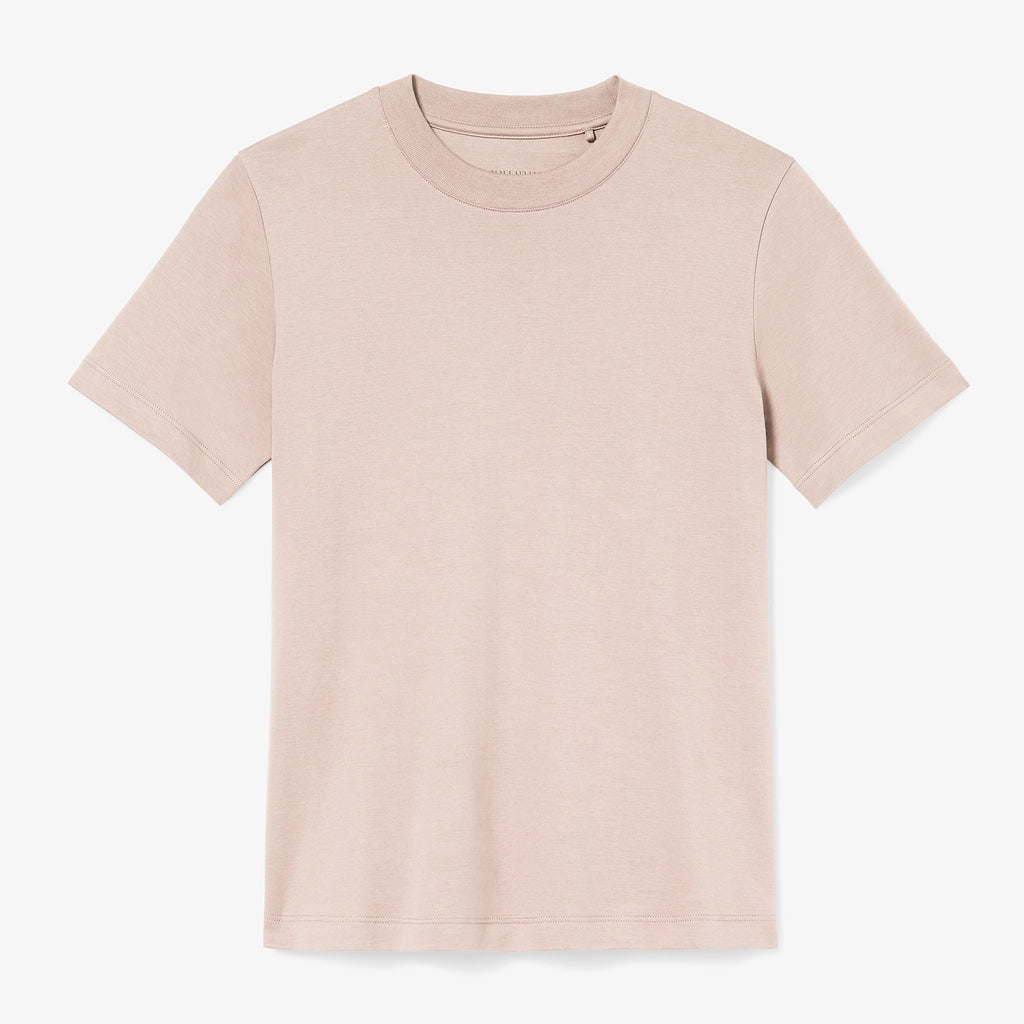 Leslie T-Shirt - Pima Cotton :: Dusty Pink – M.M.LaFleur