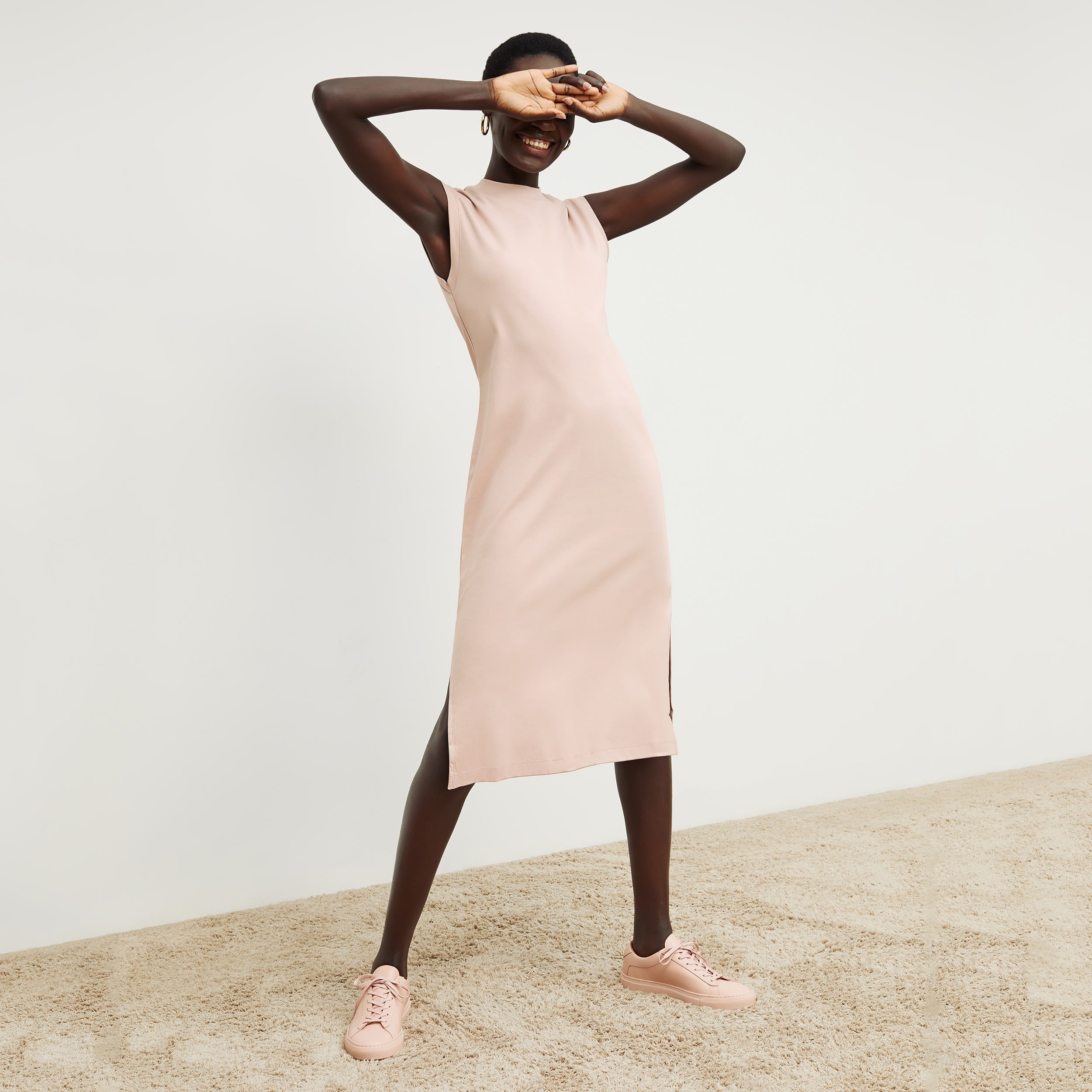 Lou Dress - Pima Cotton :: Sky Blue