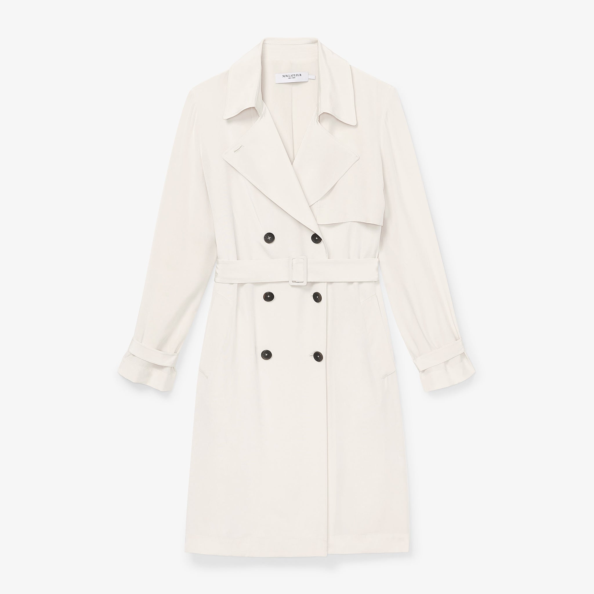 packshot image of Jensen Trench—Silk in Pearl