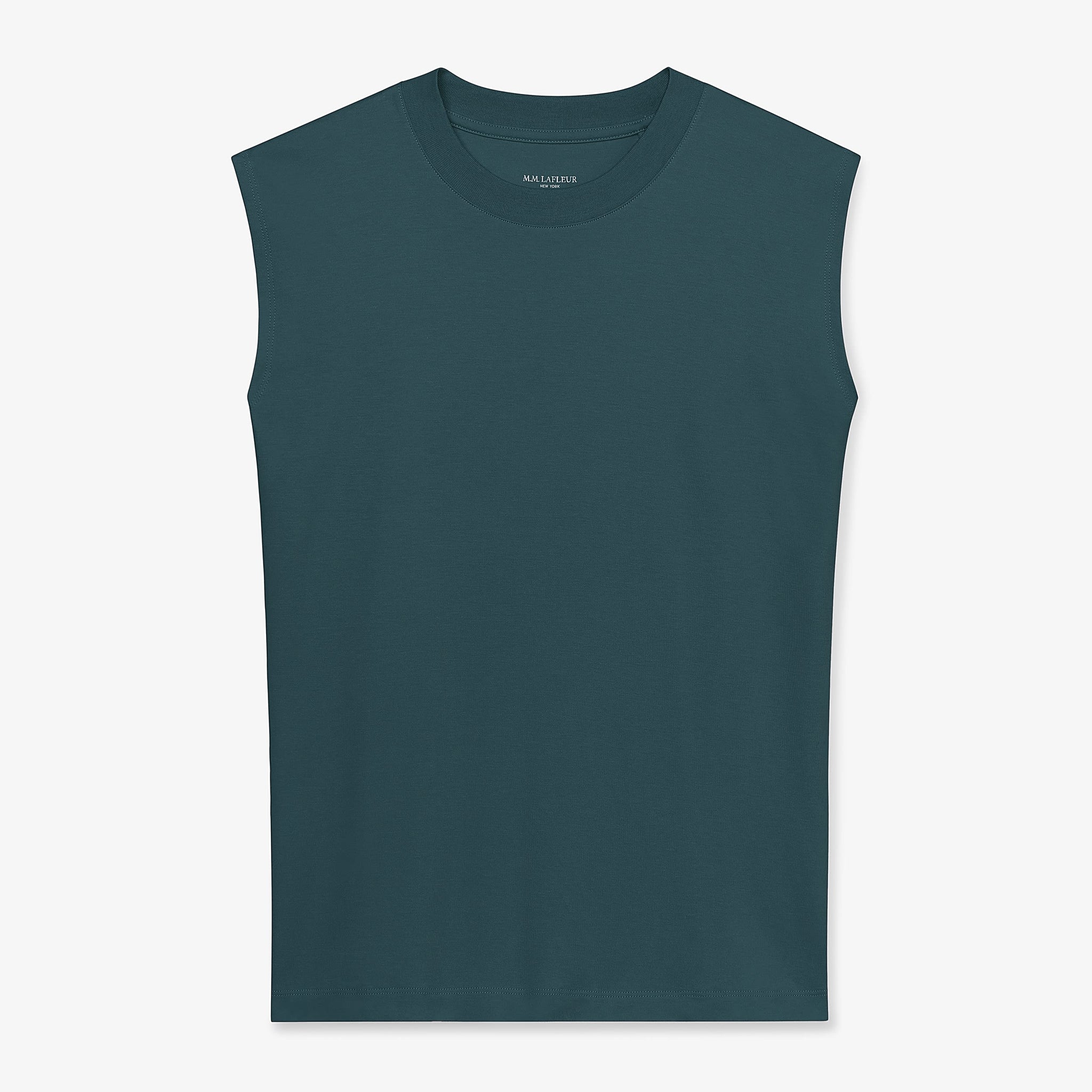 Packshot image of the Alina T-Shirt—Pima Cotton in Deep Sea