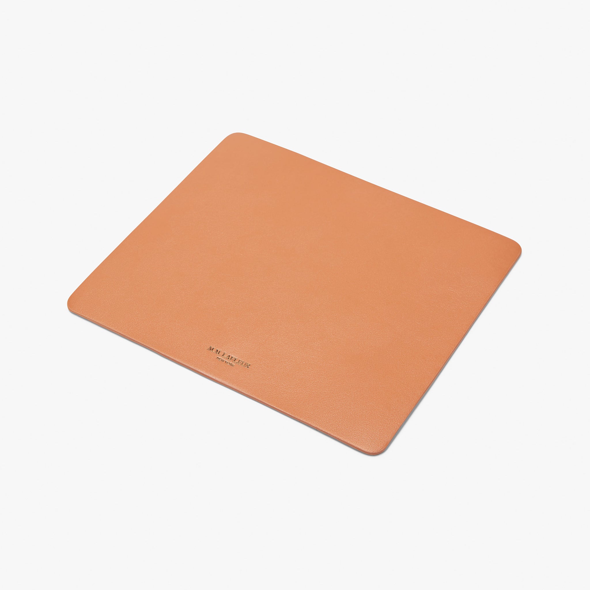 Mousepad—Leather in Caramel 