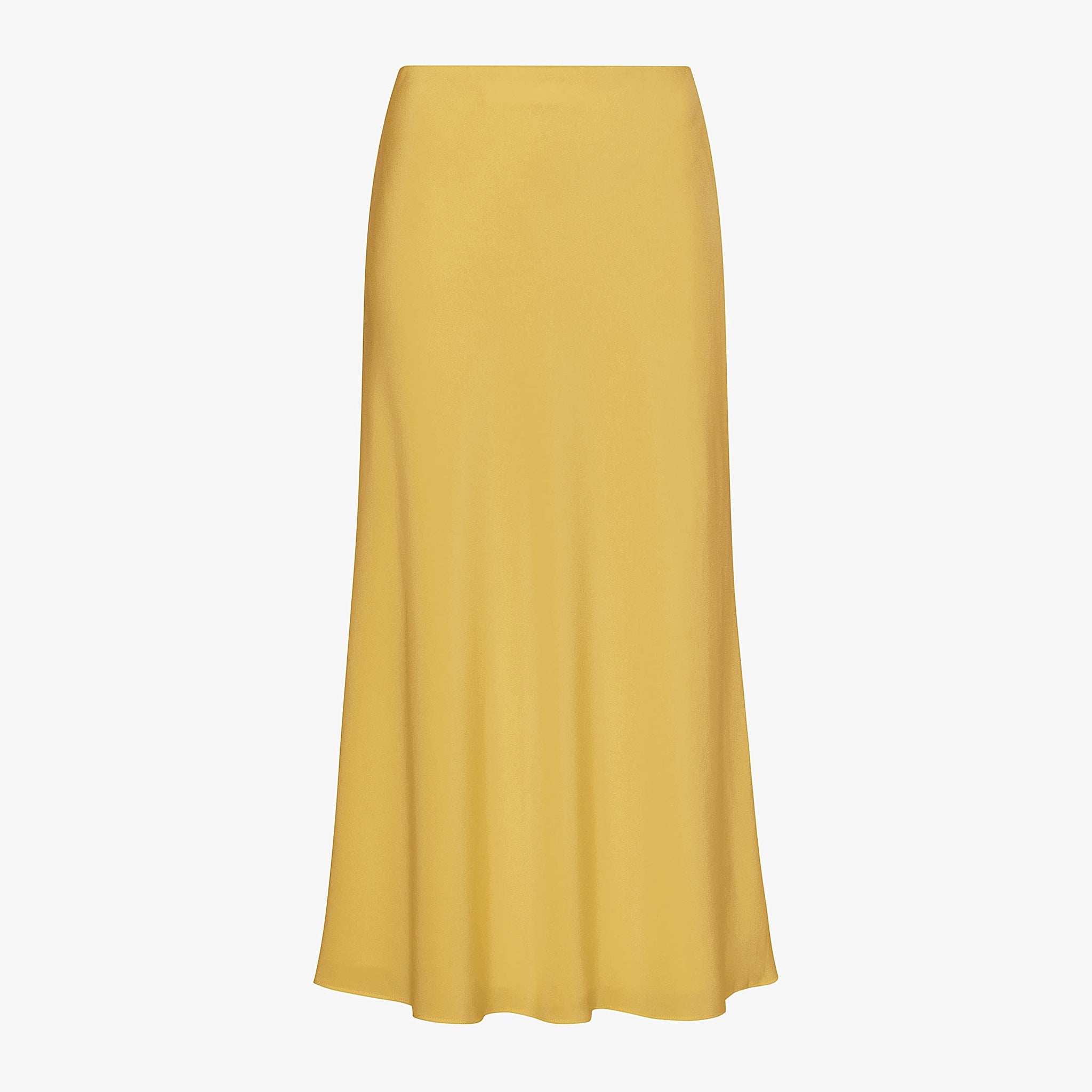 Orchard Skirt - Washable Silk :: Dijon – M.M.LaFleur