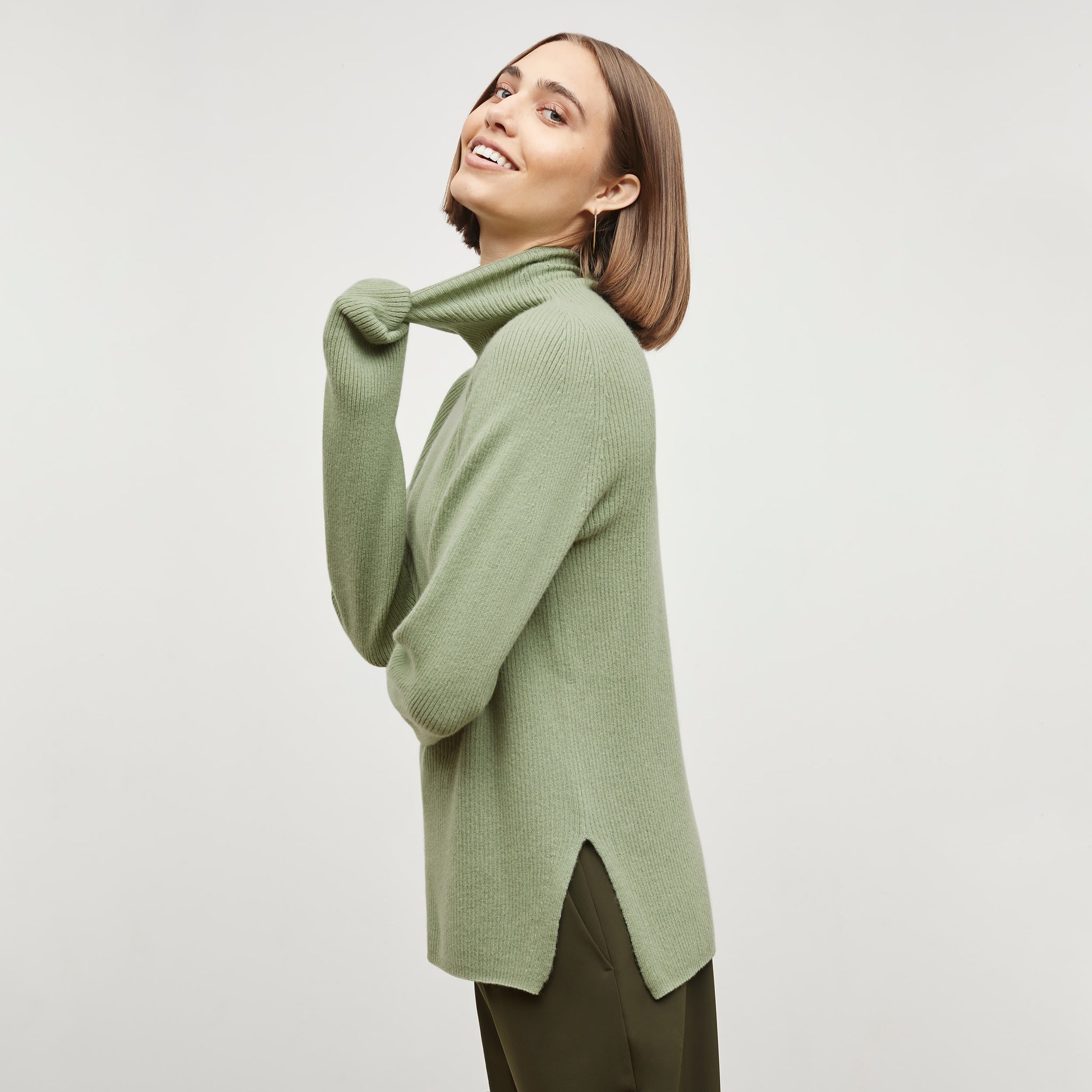McKenzie Sweater - Cashmere :: Jade