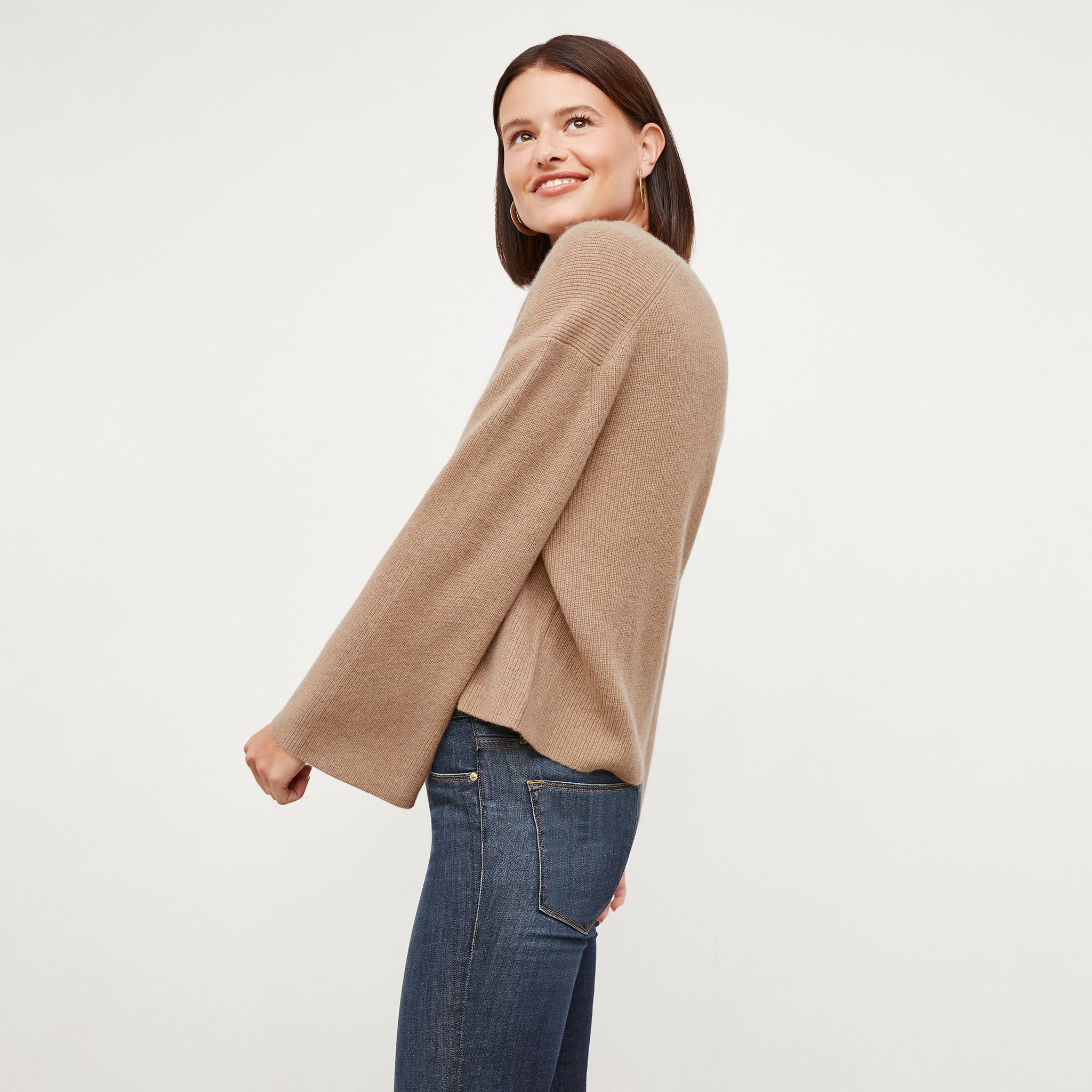 Sophie Sweater - Cashmere :: Deep Flax