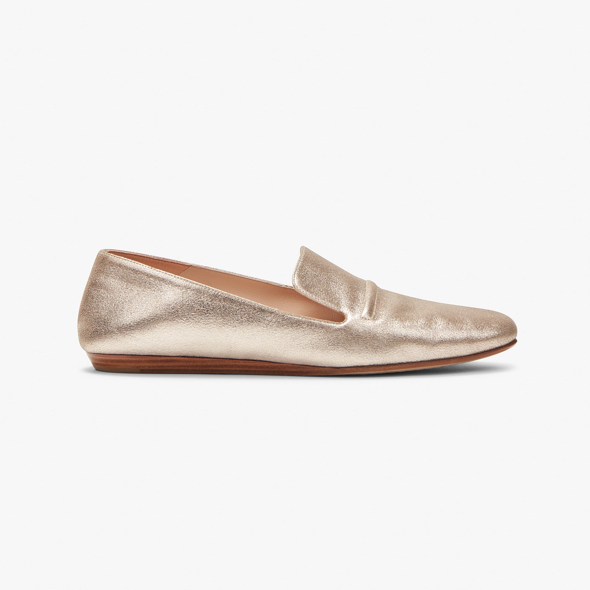 still image of the side of the grace loafer in prosecco