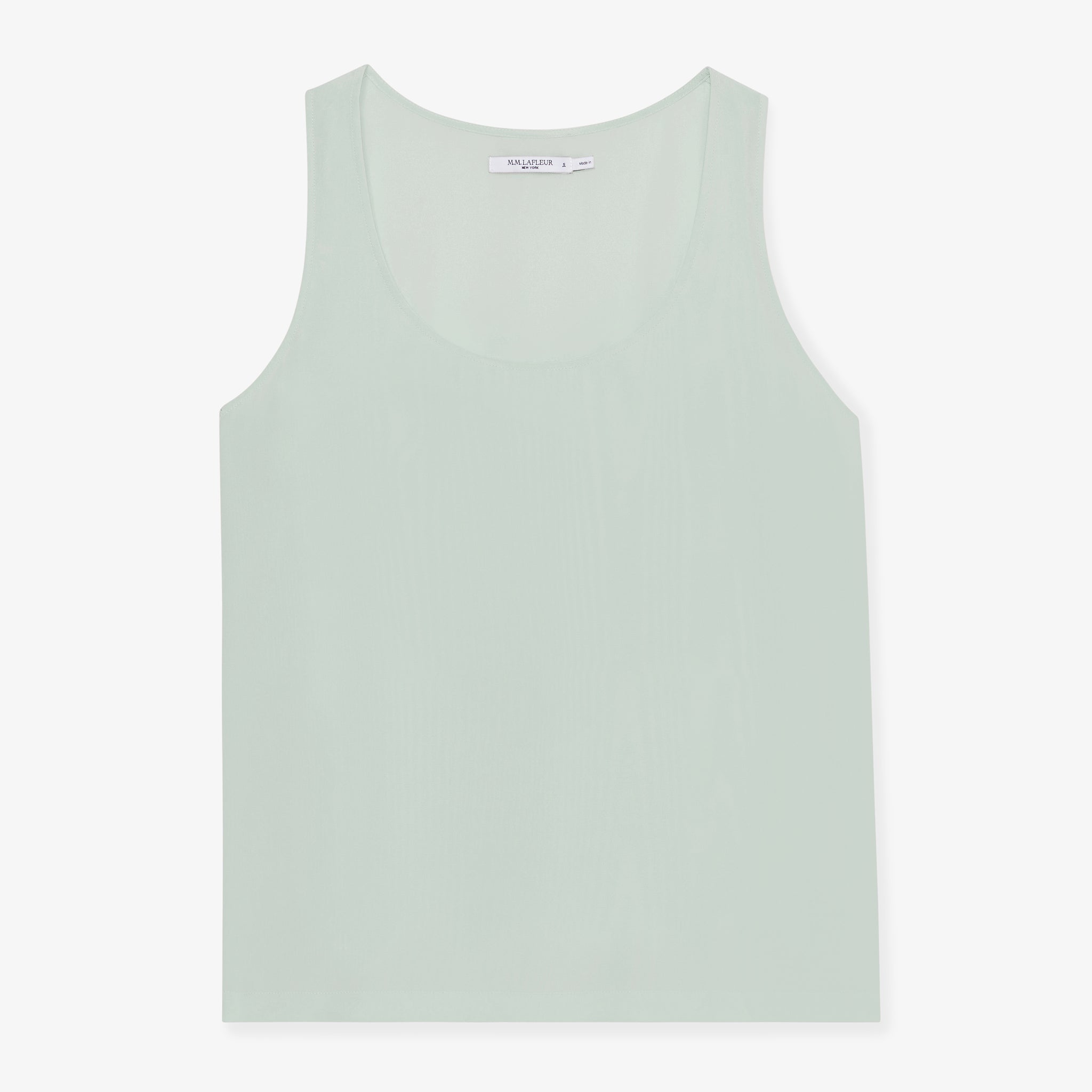 Packshot image of the Vicky tank in Minty Green