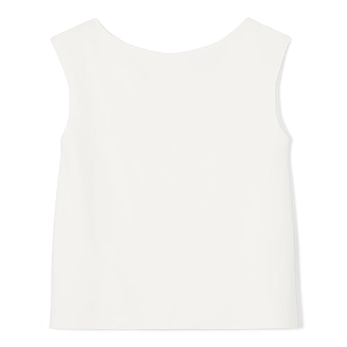 Packshot image of the Eileen Top in ivory