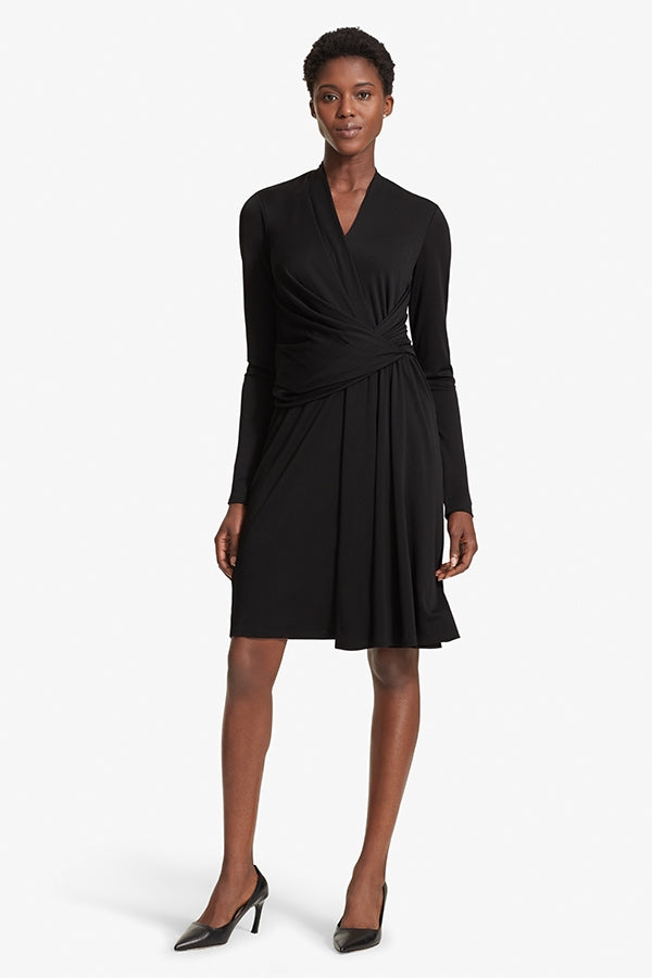 Morgan Dress - Knit Crepe :: Black – M.M.LaFleur
