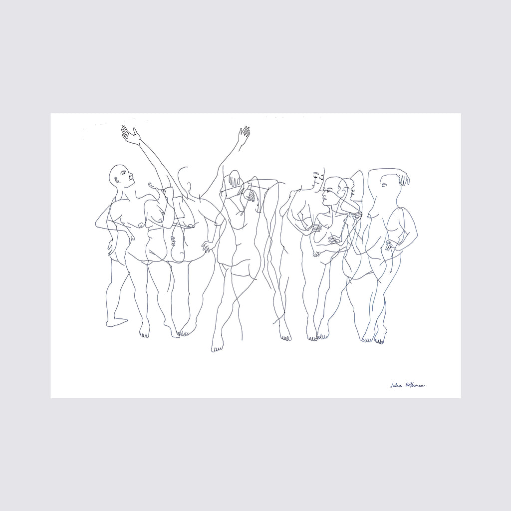 “Woman with an Idea (Ink)” by Julia Rothman – M.M.LaFleur