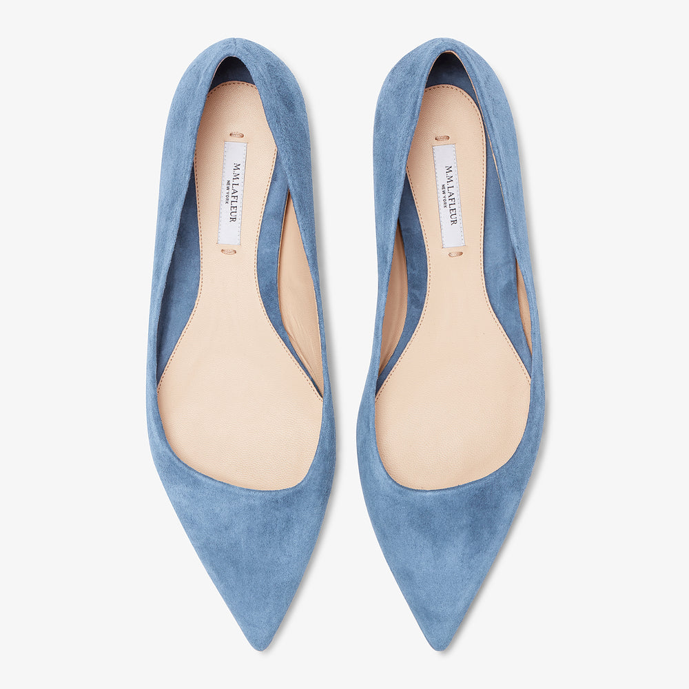 still image of the rowan flat in sky blue