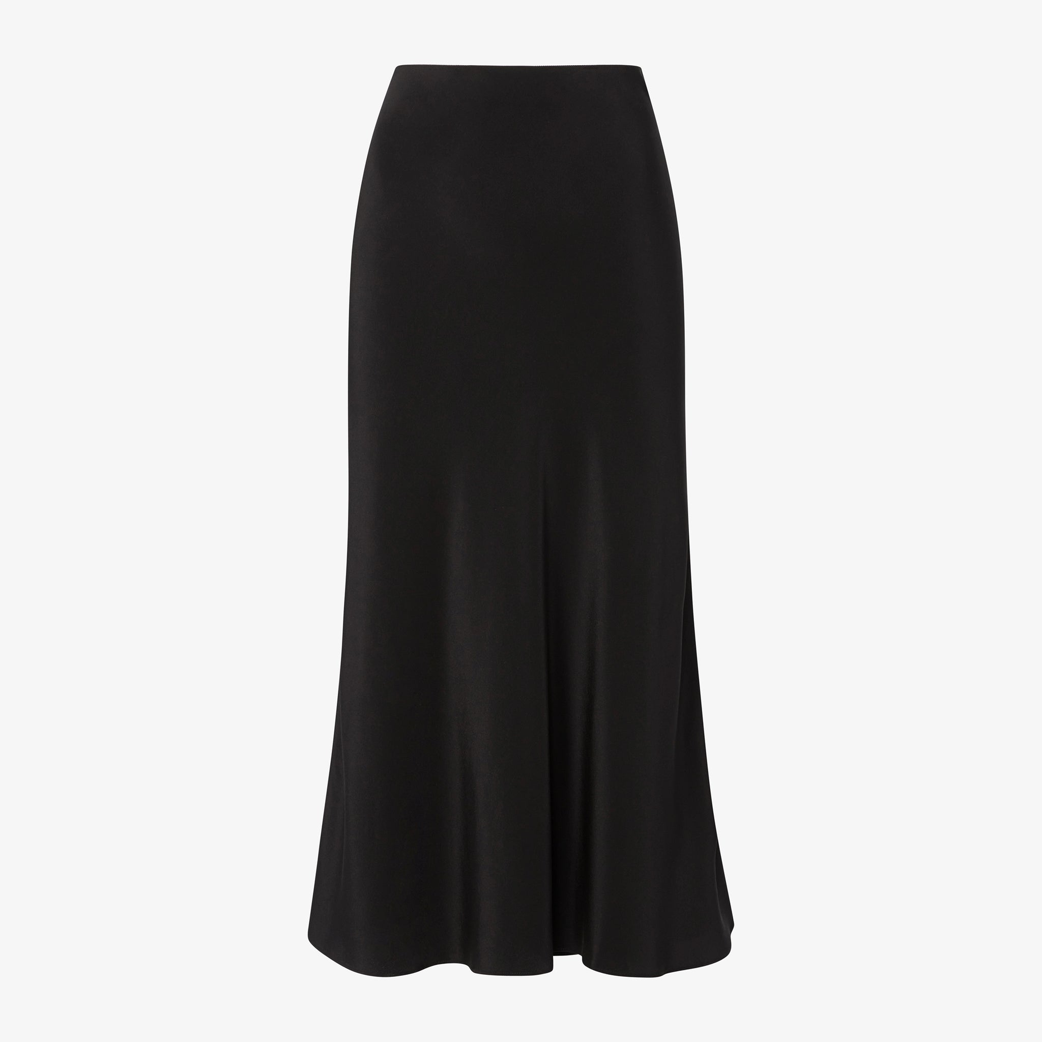 Packshot image of the Orchard Skirt - Washable Silk in Black