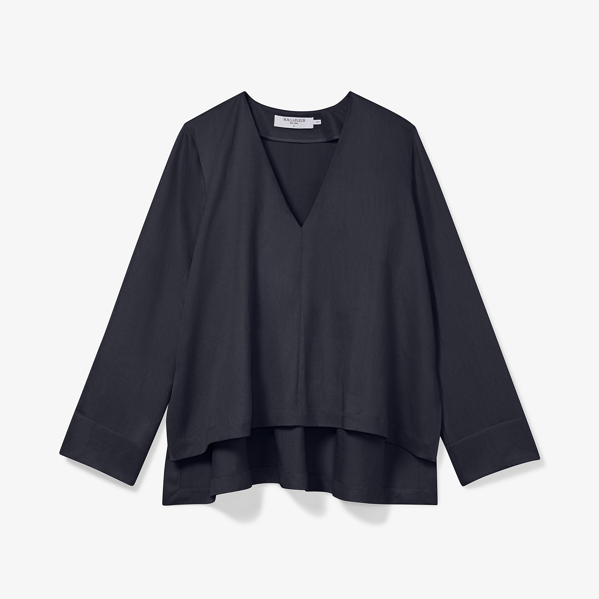 Packshot image of the Annette Top - Everyday Twill in Night