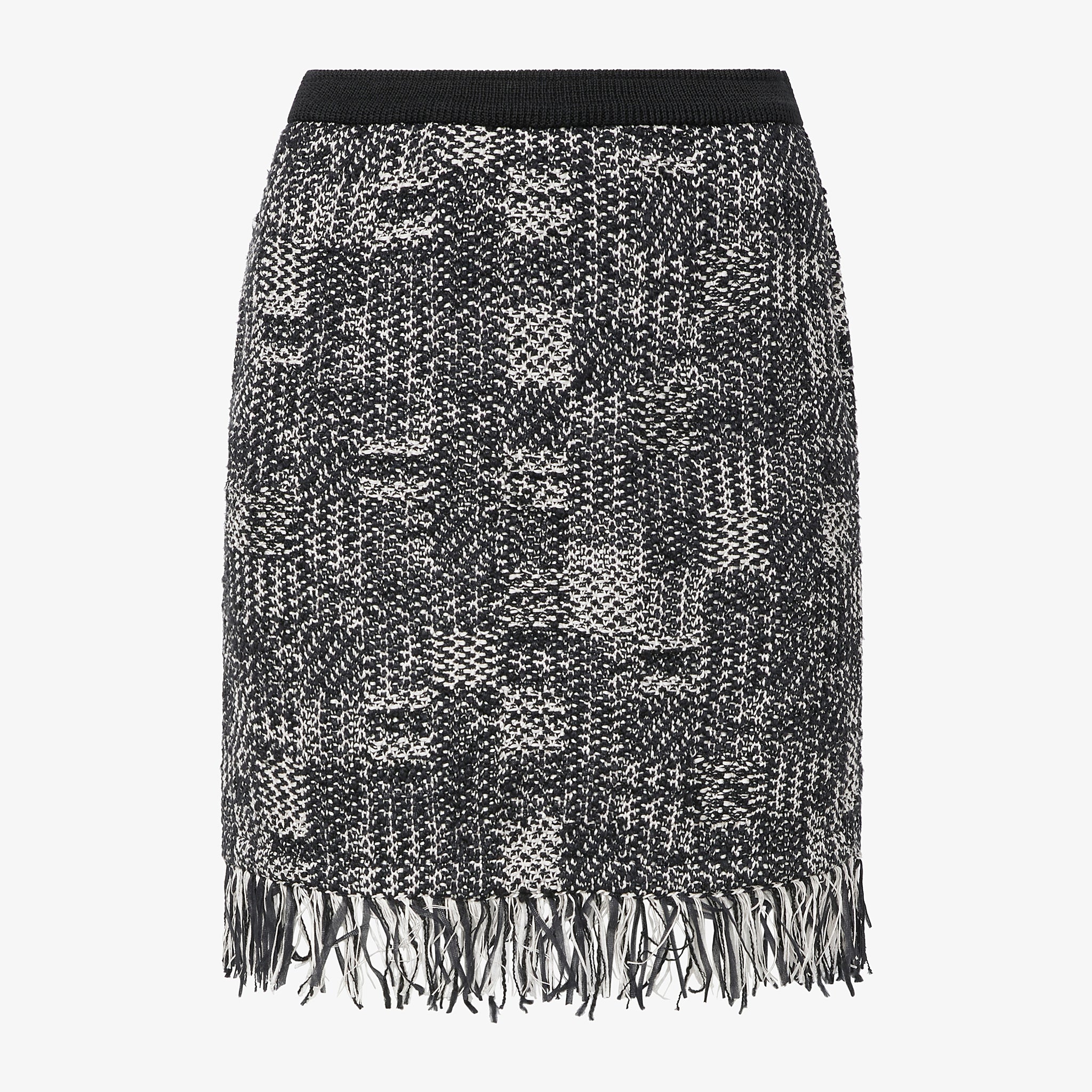 Packshot image of the Krista Skirt - Interweave in Black / White