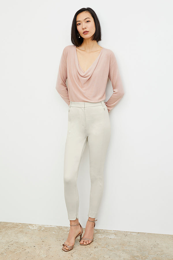 Monica Top - Silk Jersey :: Pink Salt – M.M.LaFleur