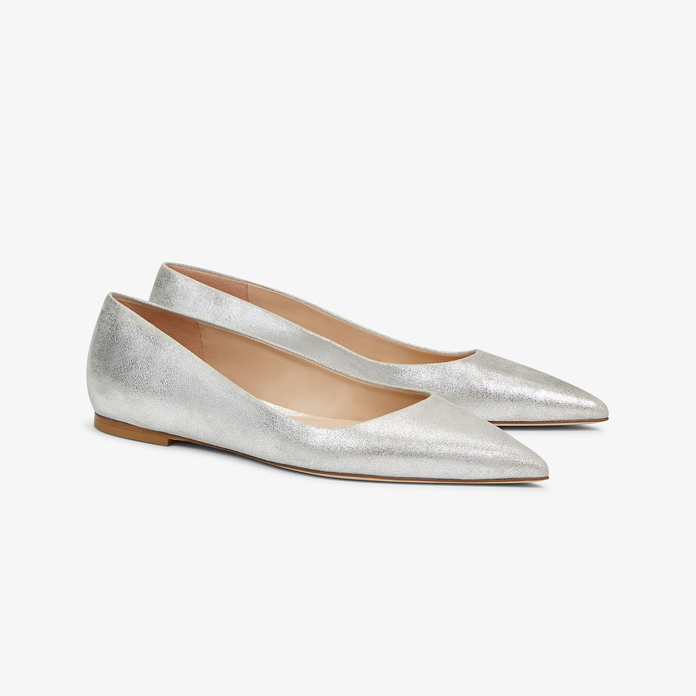 Packshot image of the Rowan flat in Silver