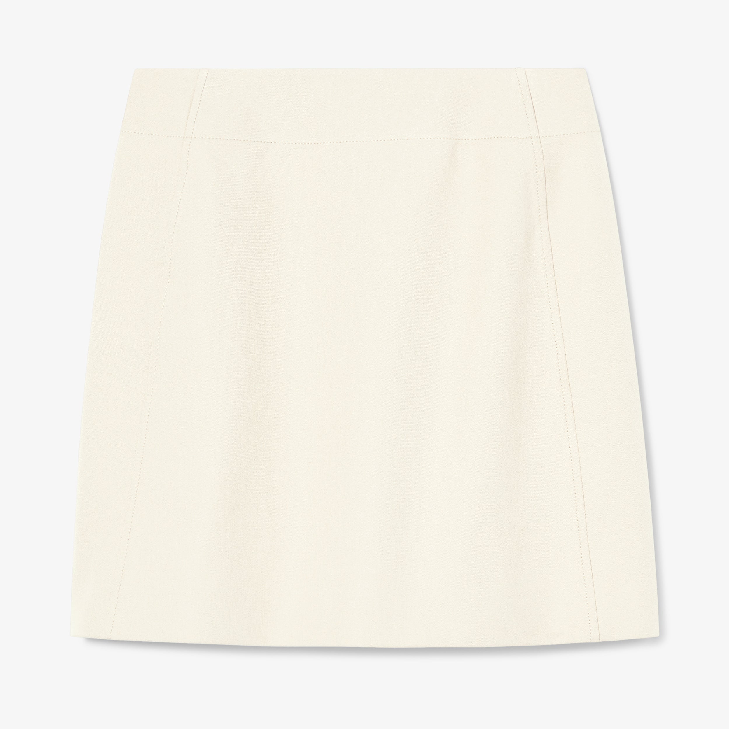 Rowley Skirt - Eco Better Than Denim :: Tusk – M.M.LaFleur