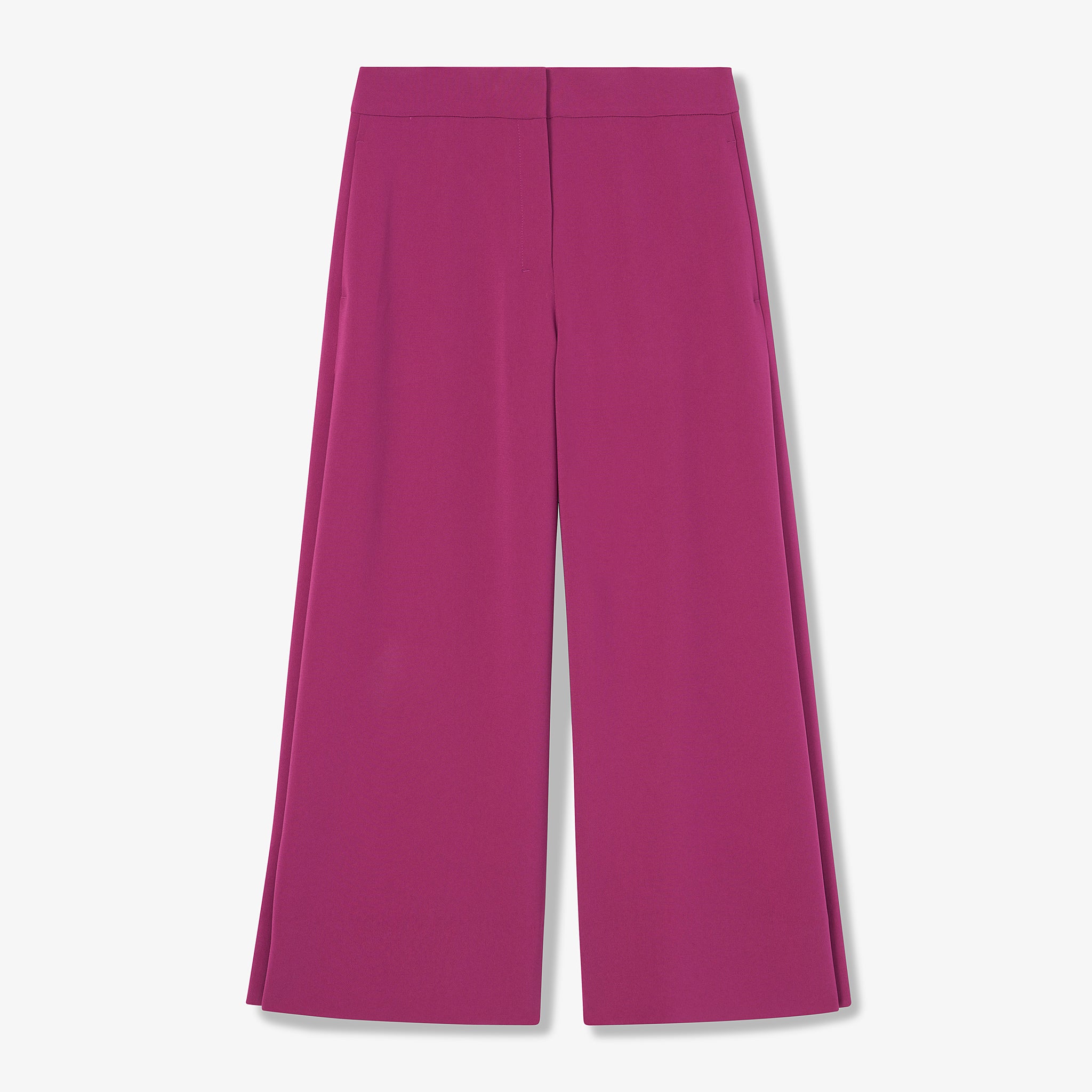 Packshot image of the Zhou Culotte - Eco Medium Crepe in Berry