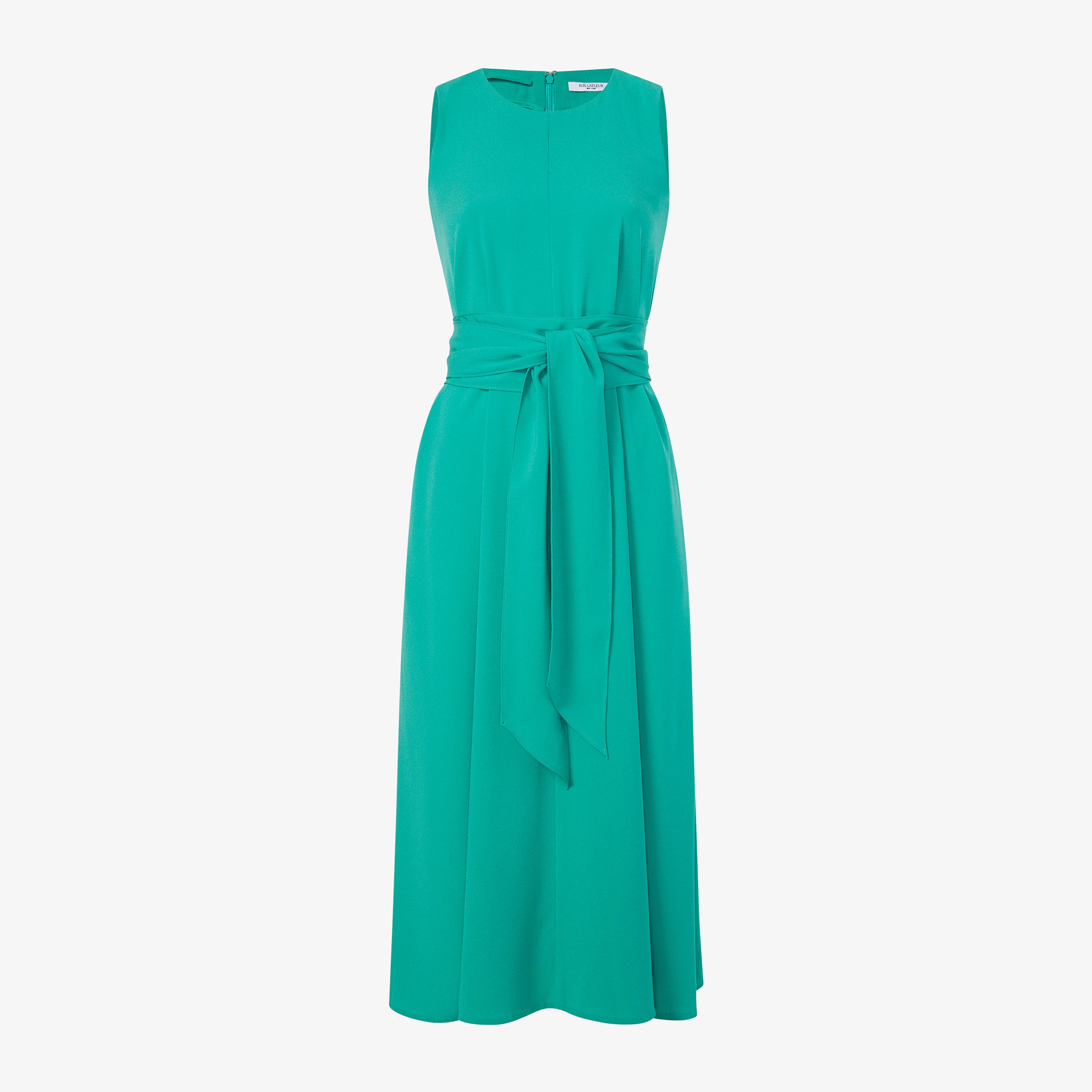 Fatima Dress - Eco Medium Crepe :: Tropical Green – M.M.LaFleur