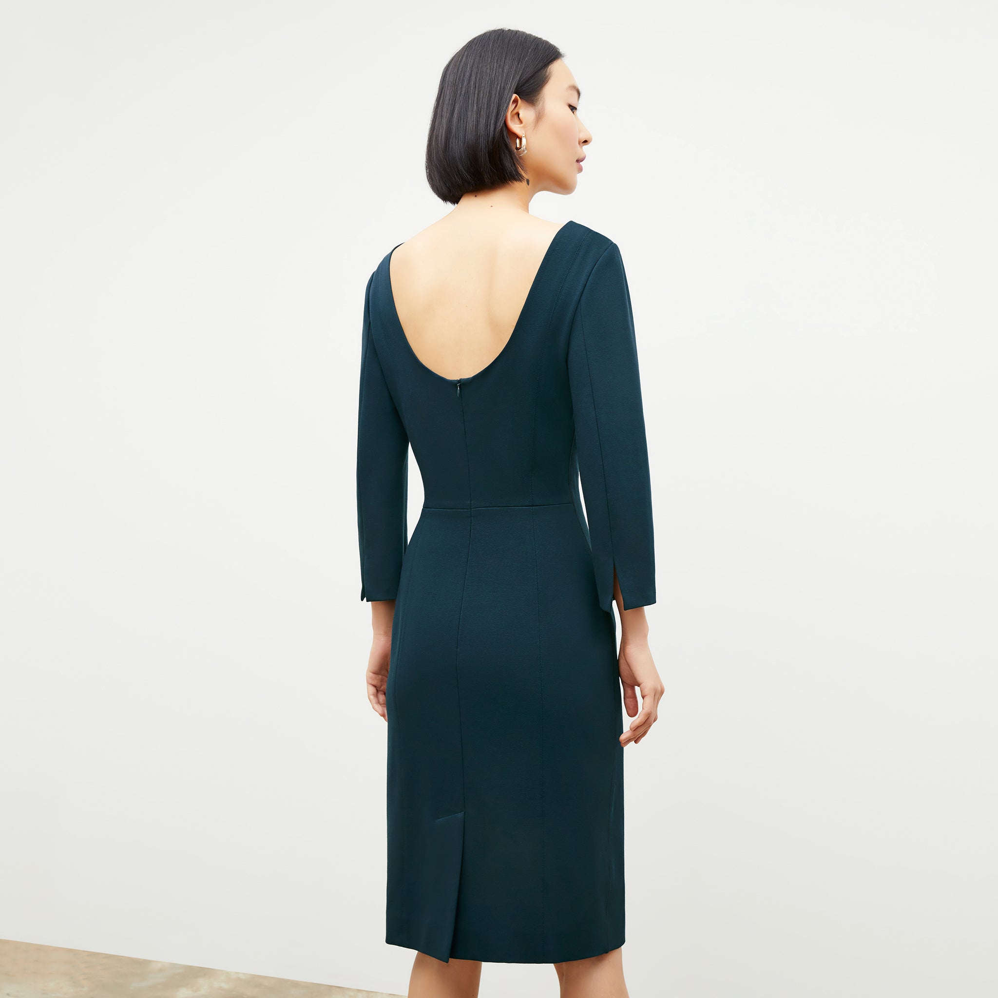 Winston Dress - Washable Ponte :: Deep Sea Winston Dress - Washable Ponte :: Deep Sea