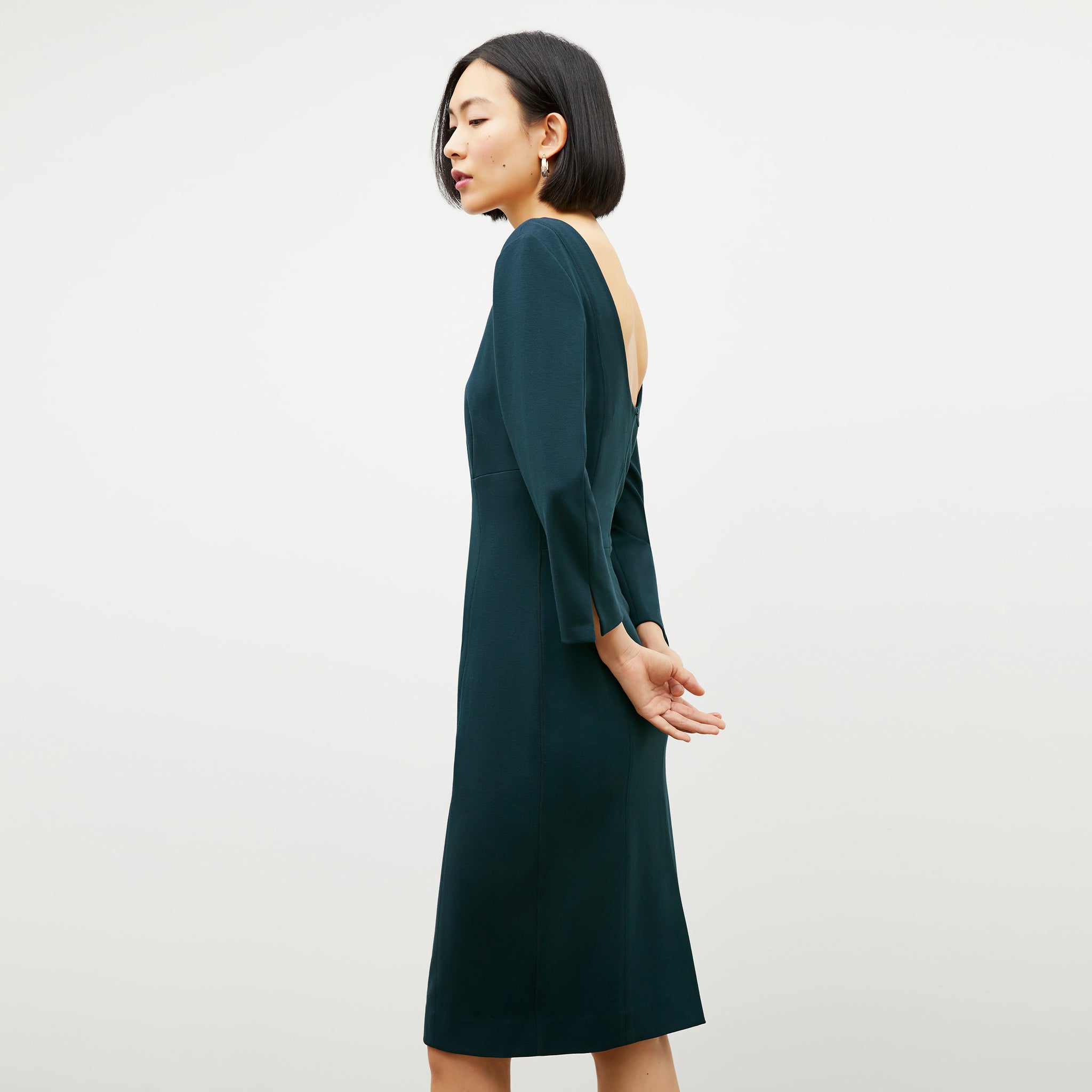 Winston Dress - Washable Ponte :: Deep Sea M.M.LaFleur Winston Dress - Washable Ponte :: Deep Sea M.M.LaFleur