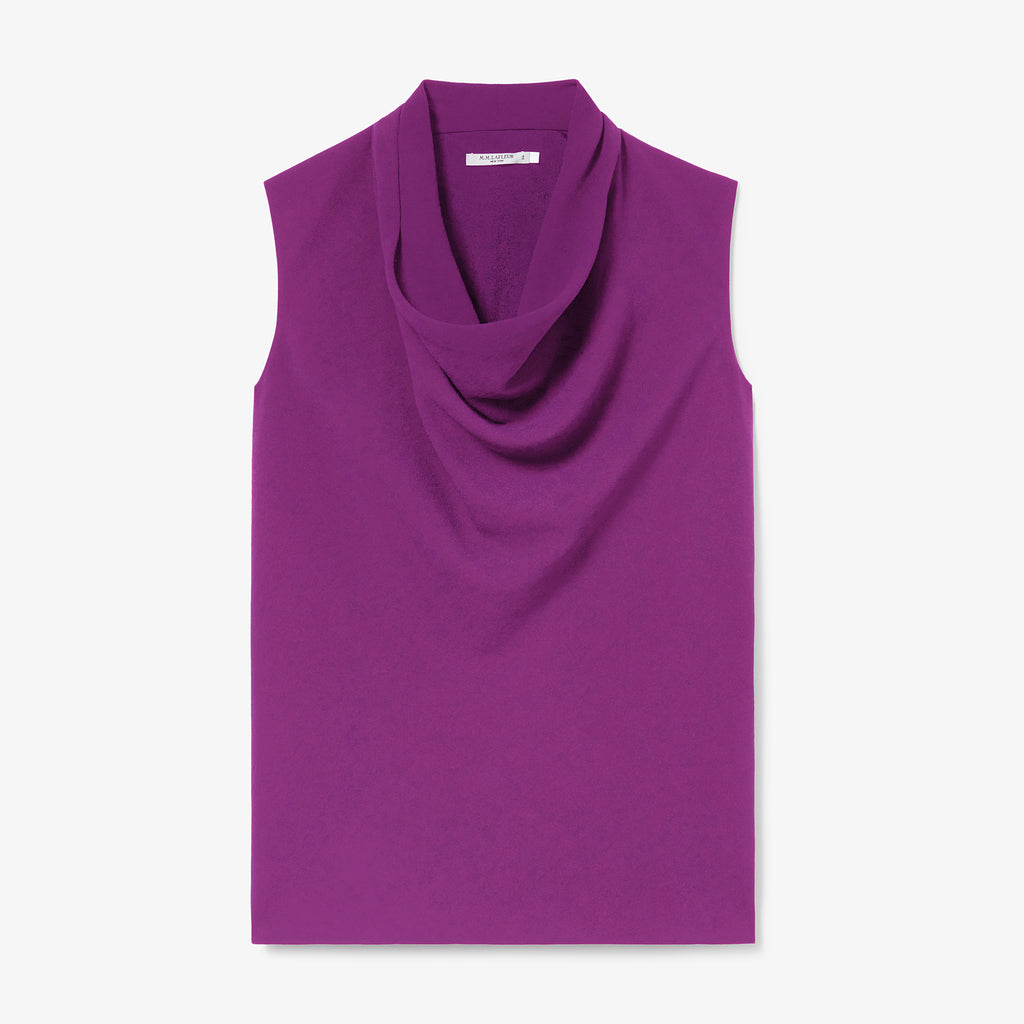Sloane Top - Washable Silk :: Purple Jasper – M.M.LaFleur