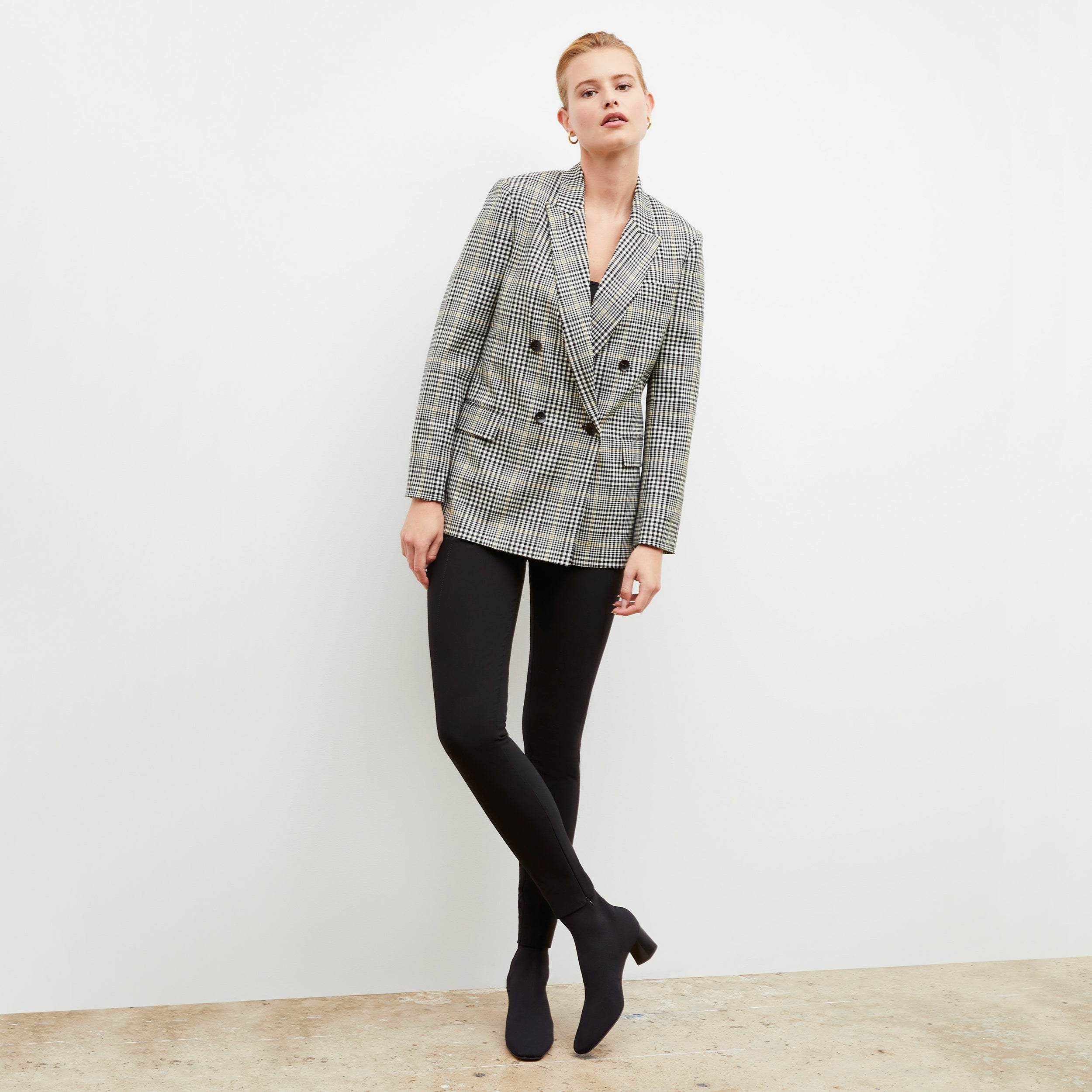 O'Hara Boyfriend Blazer - Everyday Satin :: Sapphire