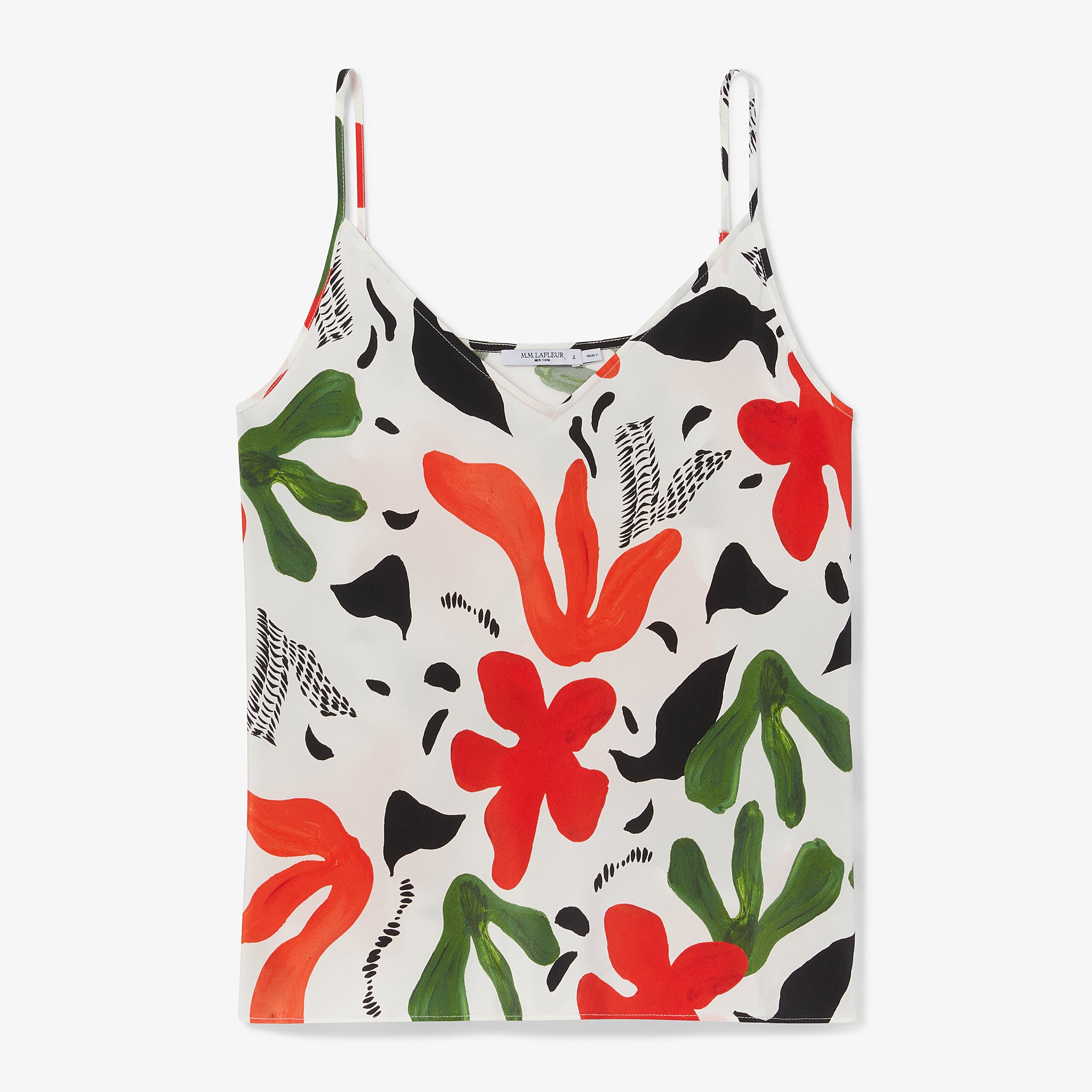 Packshot image of the lisey cami in cutout print