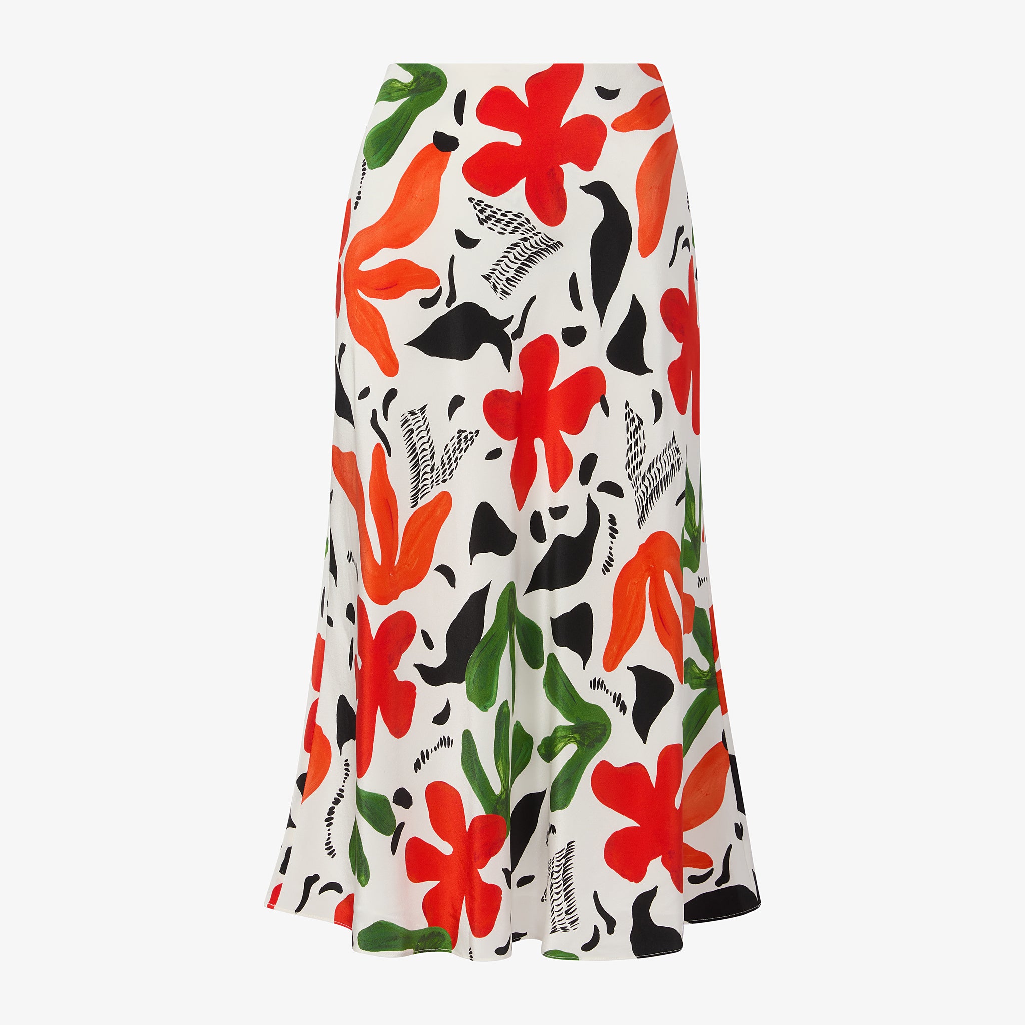 Packshot image of the Orchard skirt in cutout print